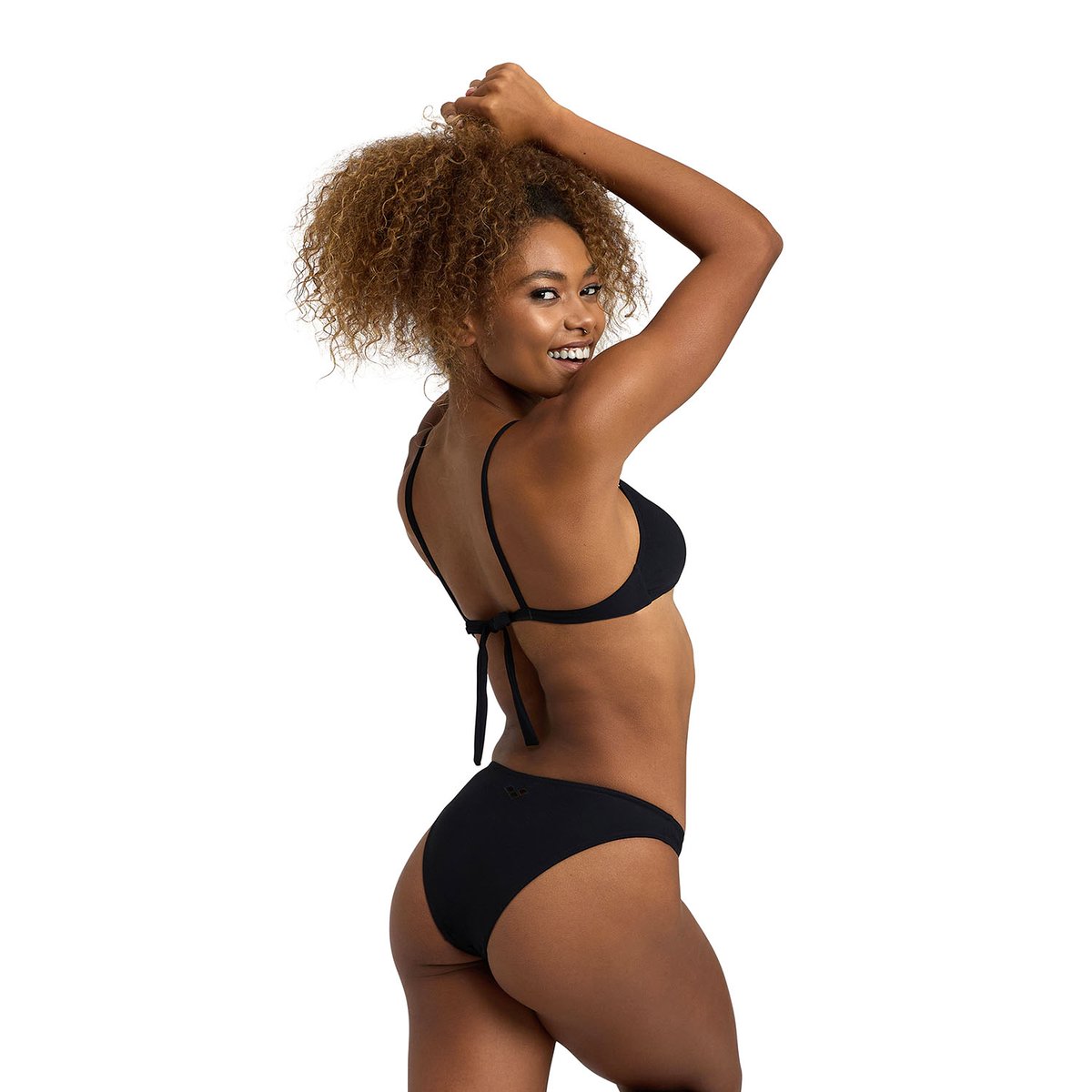 Bikini triangle Solid black, ARENA