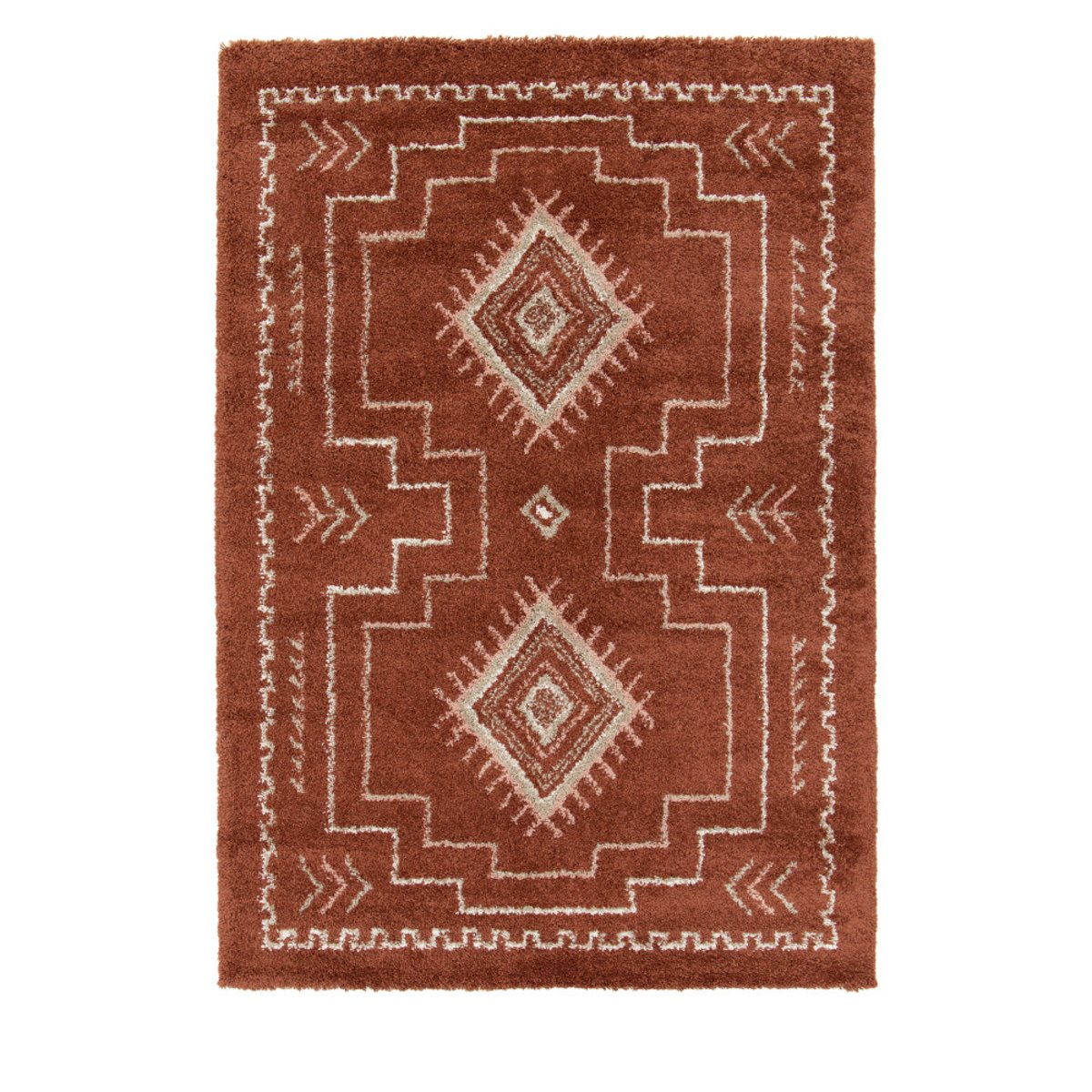 Tapis d’inspiration berbère- OLIE II rouille, DRAWER