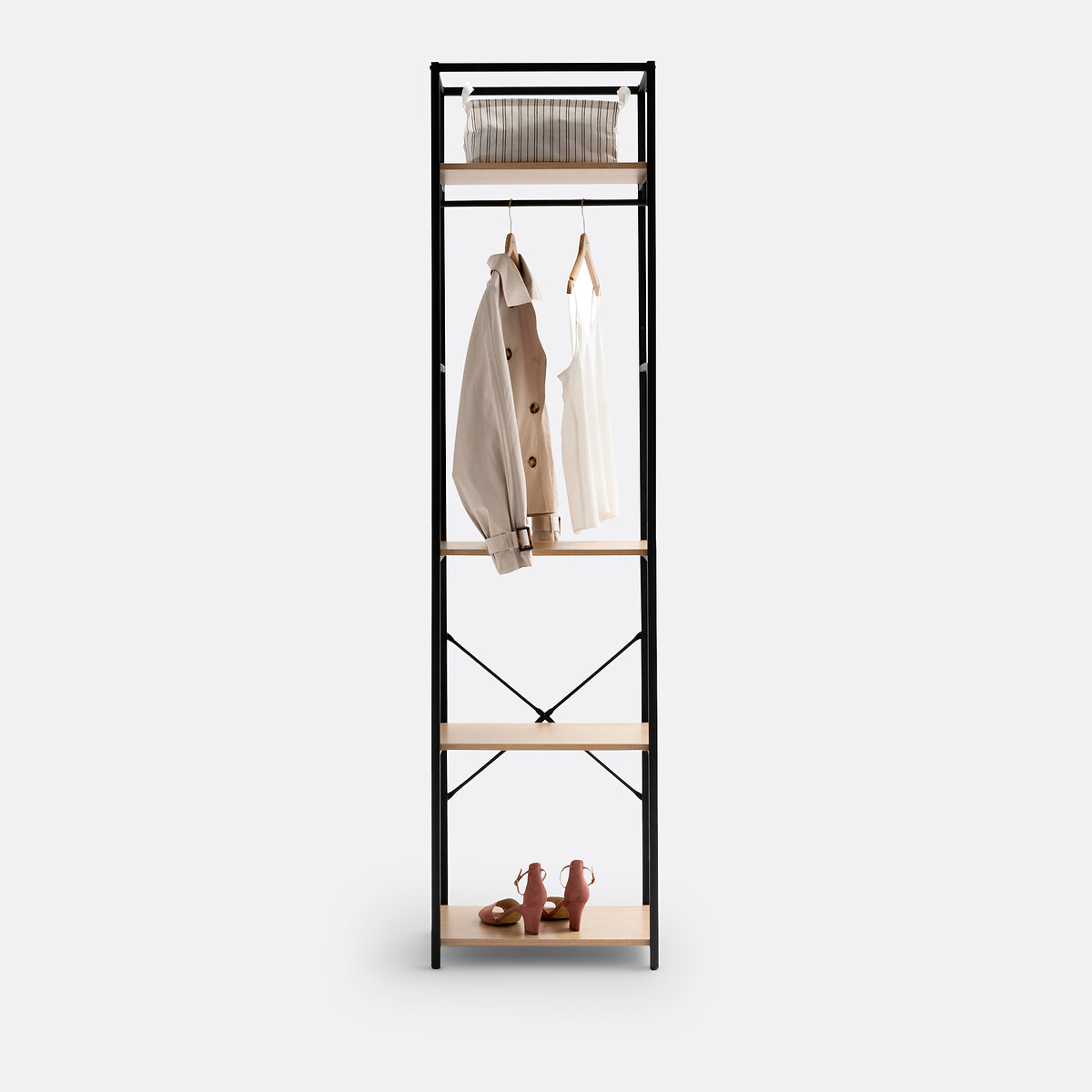 Module de dressing L50 cm, Adarbi noir/bois, LA REDOUTE INTERIEURS