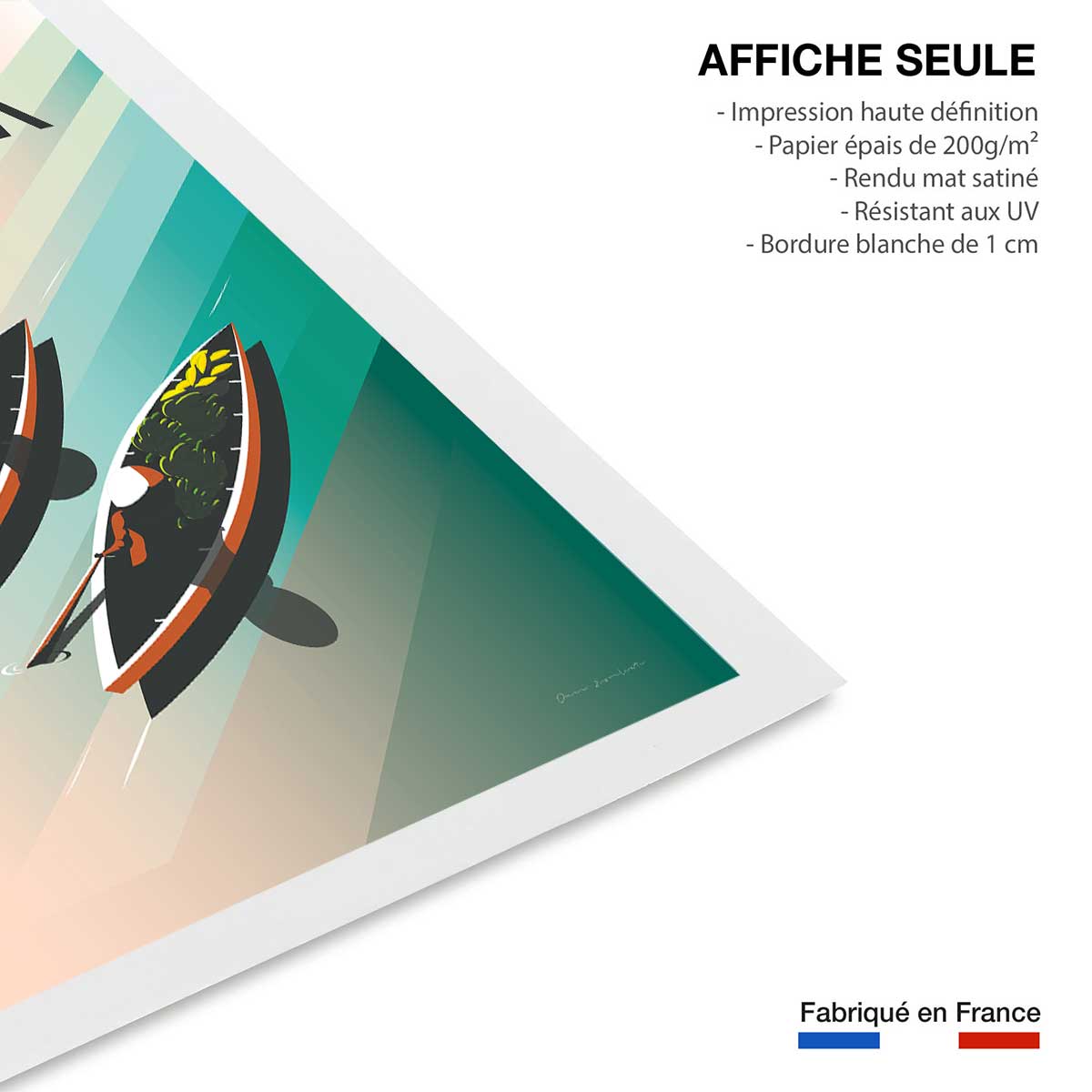 Affiche ville voyage Bangkok Thailand affiche seule, HEXOA