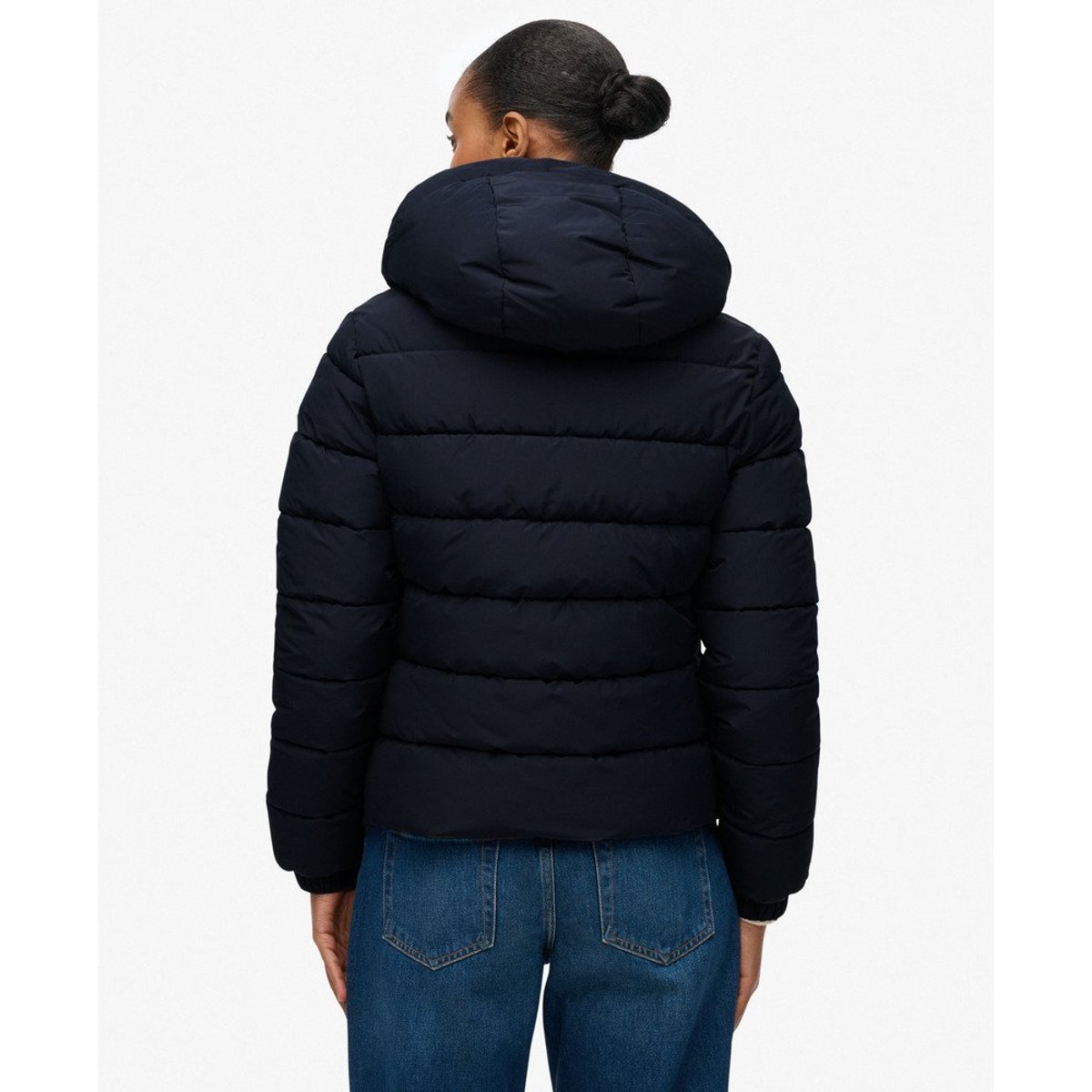 Doudoune à Capuche Spirit Sports bleu marine foncé, SUPERDRY