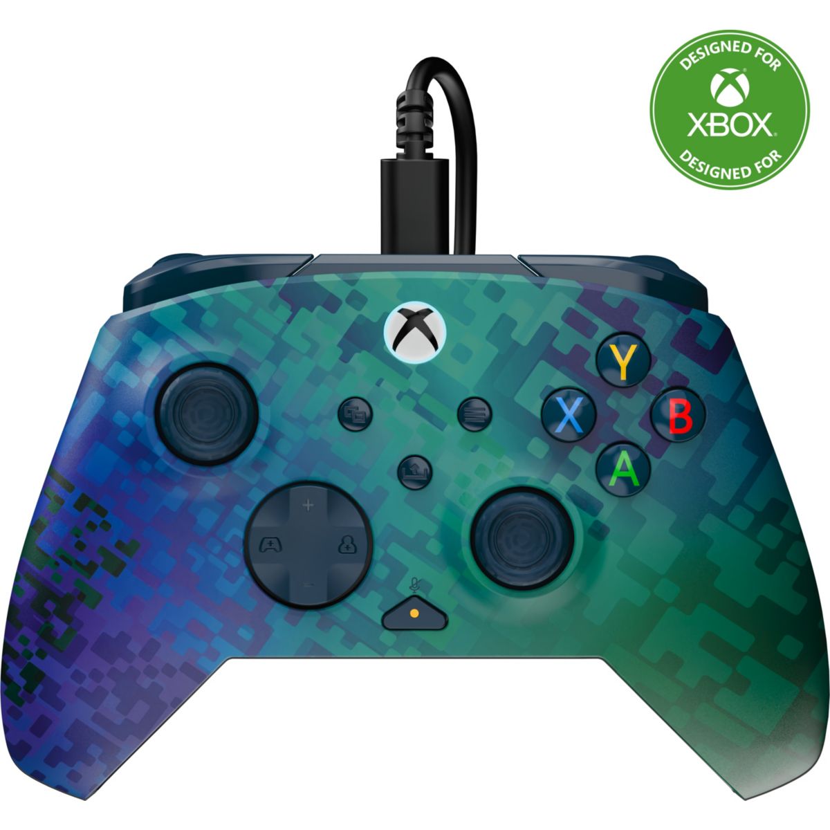 Manette Glitch Green couleur unique, TURTLE BEACH