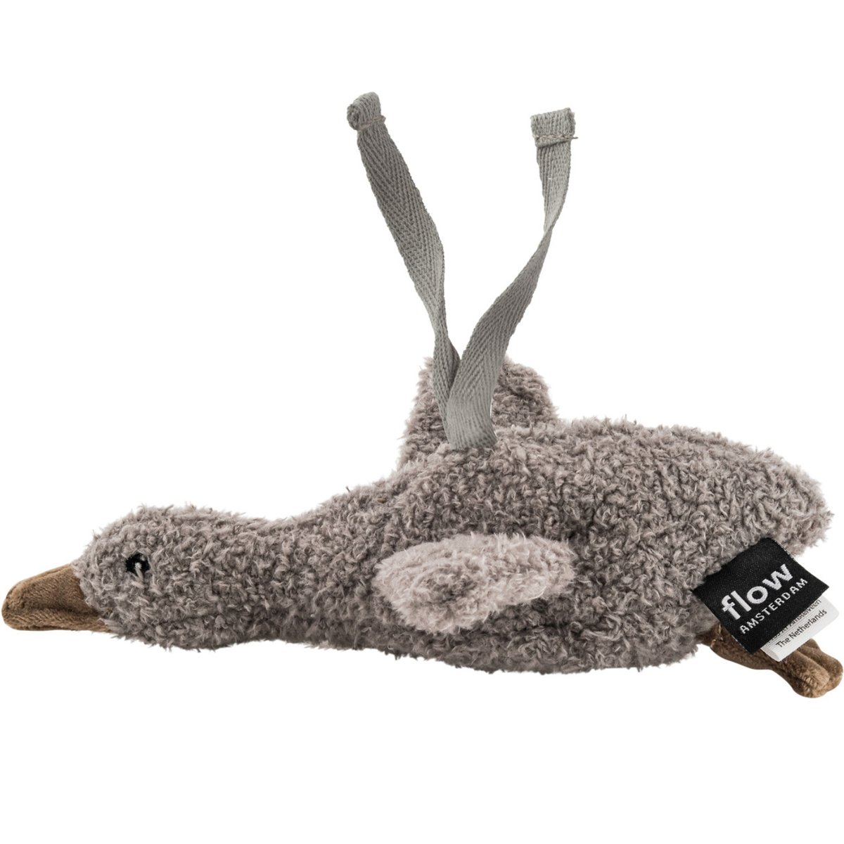 Peluche bruit blanc à suspendre gris, FLOW
