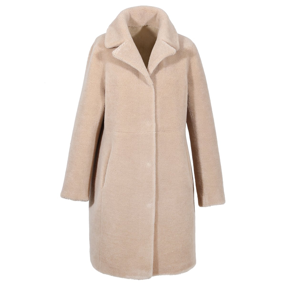 Manteau réversible mi-long boutonné VENUS café, OAKWOOD