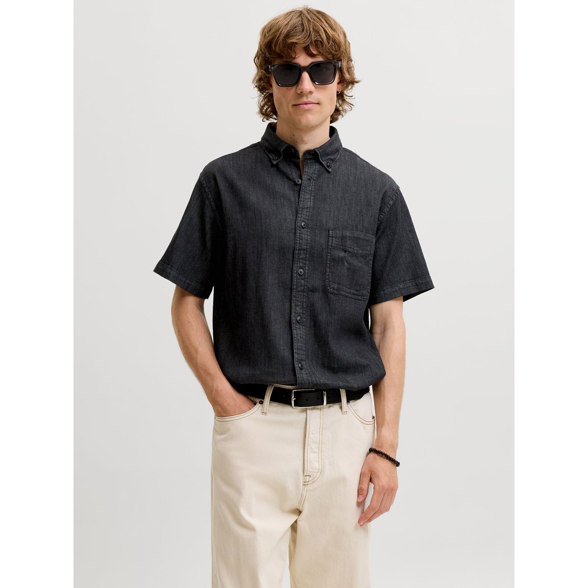 Chemise En Denim black denim, JACK & JONES
