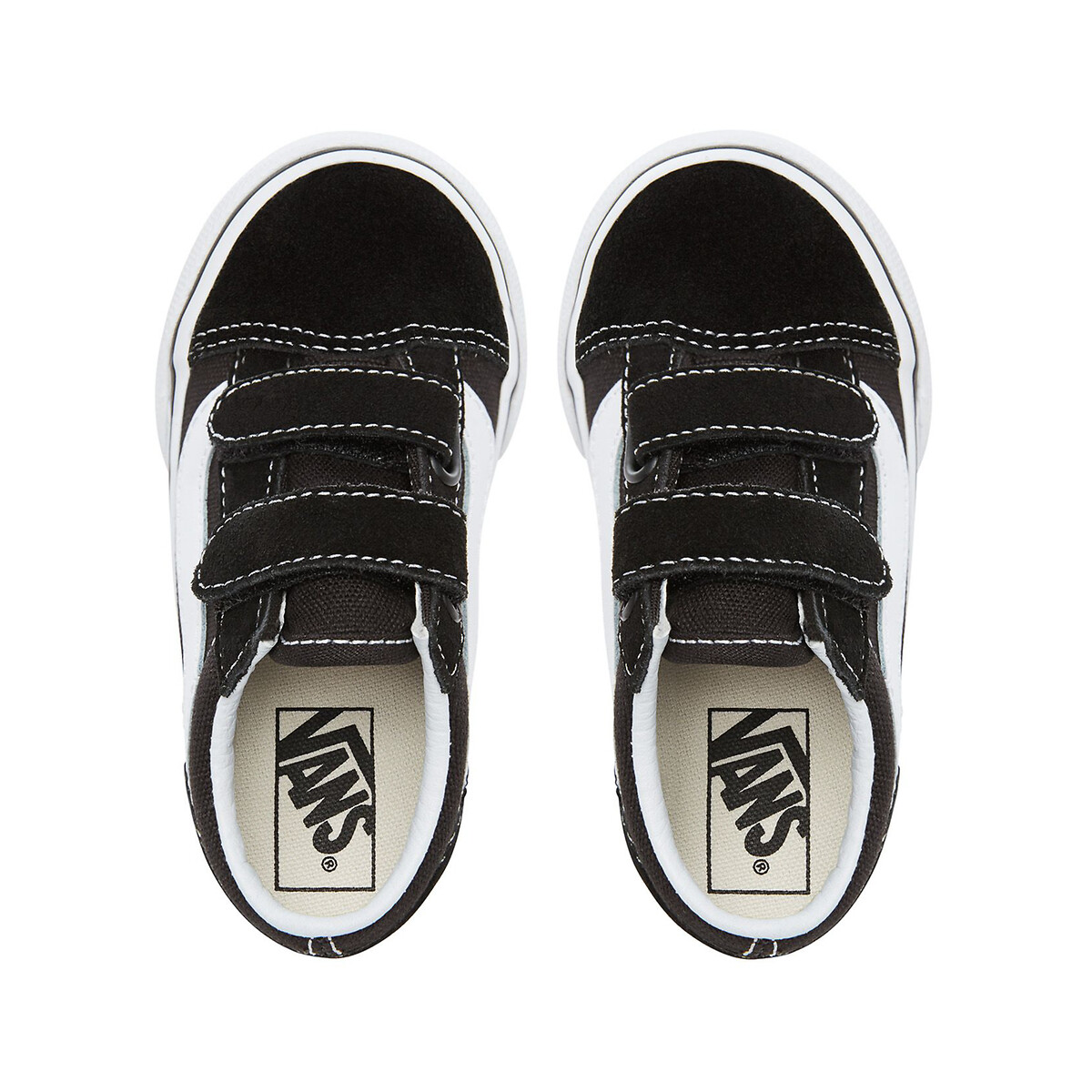 Sapatilhas TD Old Skool V low-top preto/branco, VANS