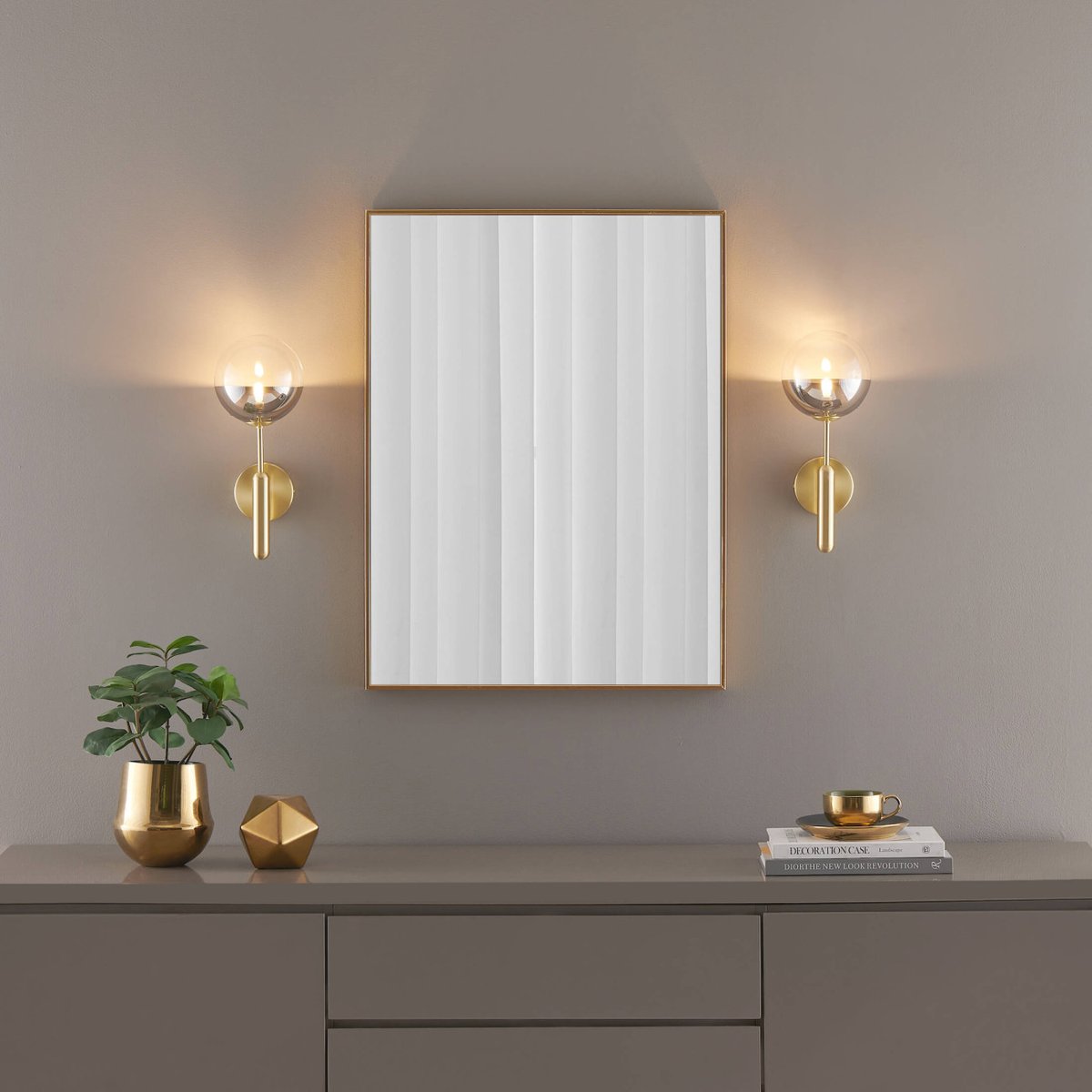 Applique Murale Chic – ARMELA doré / laiton, KOSILUM
