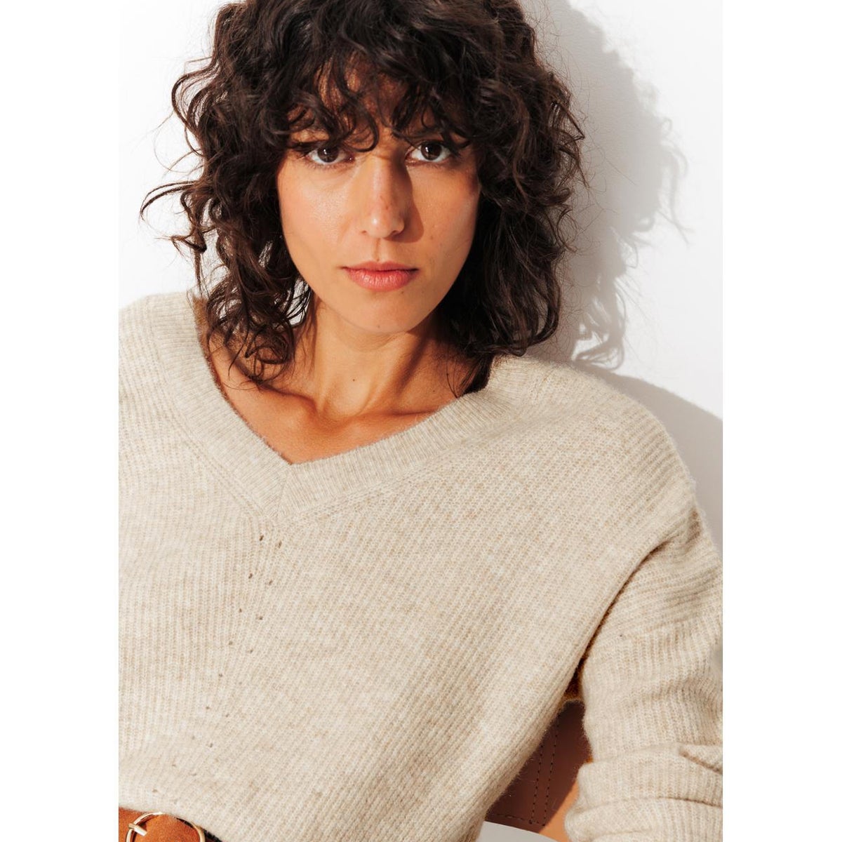 Pull recto verso ecru, PROMOD