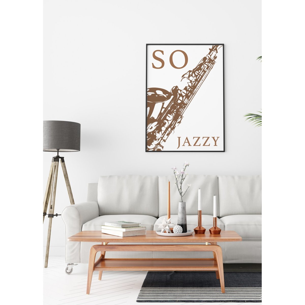 Affiche So Jazzy blanc, L'AFFICHERIE