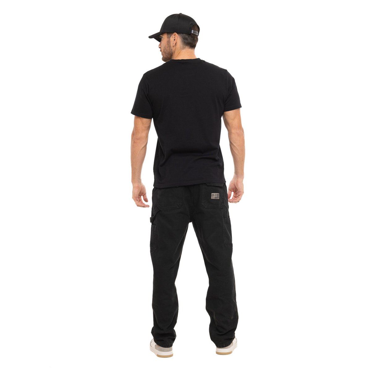 T-shirt en coton CITY noir/marron clair/beige, VON DUTCH