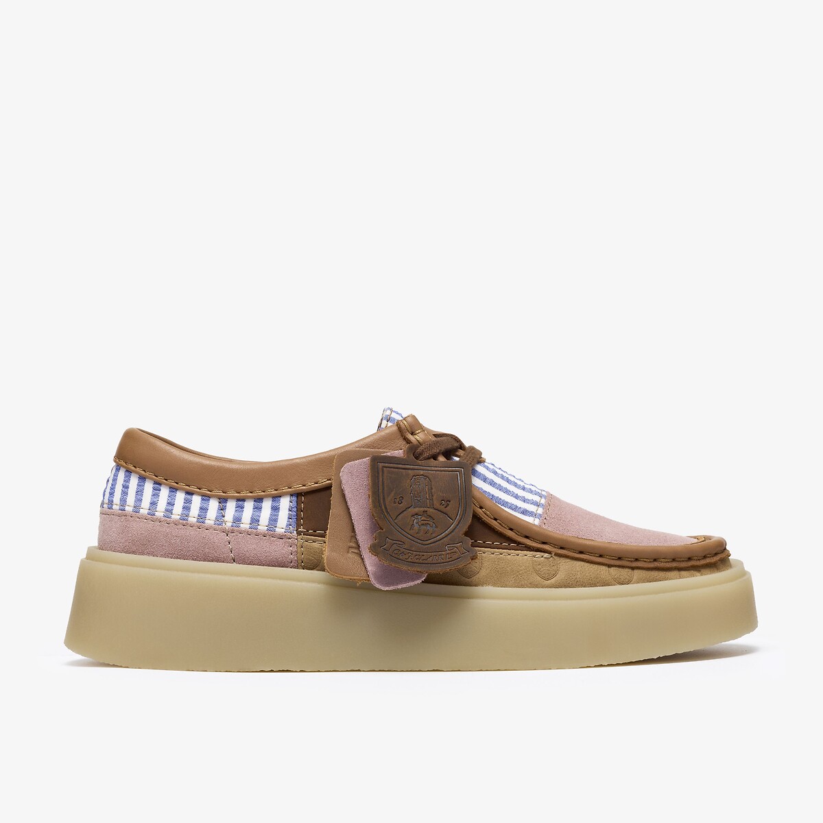 Chaussures en cuir, TORVIEW W bleu/rose, CLARKS