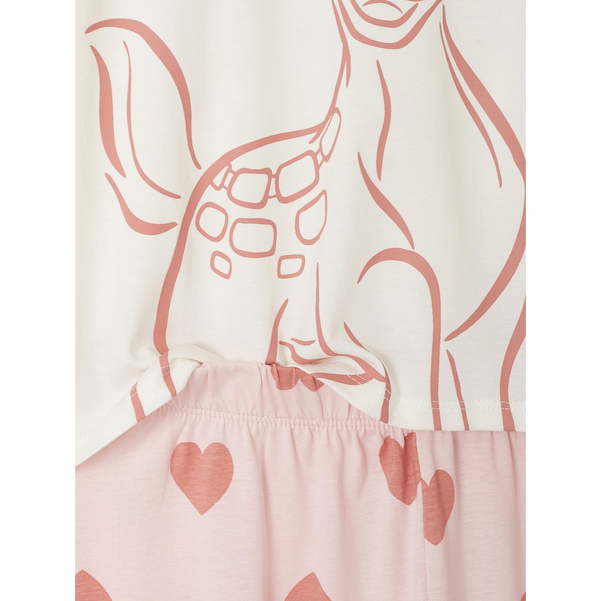 Pyjama Bambi rose pâle, VERTBAUDET