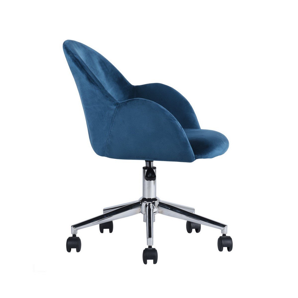 Chaise de Bureau à Roulettes avec Accoudoirs - CHIOZZA bleu, CALICOSY