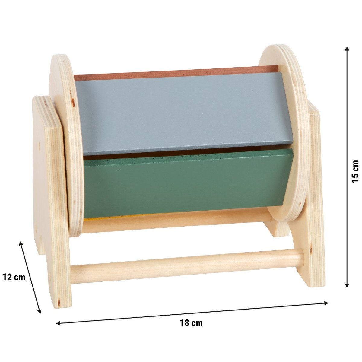 Tambour rotatif Montessori beige, SMALL FOOT COMPANY