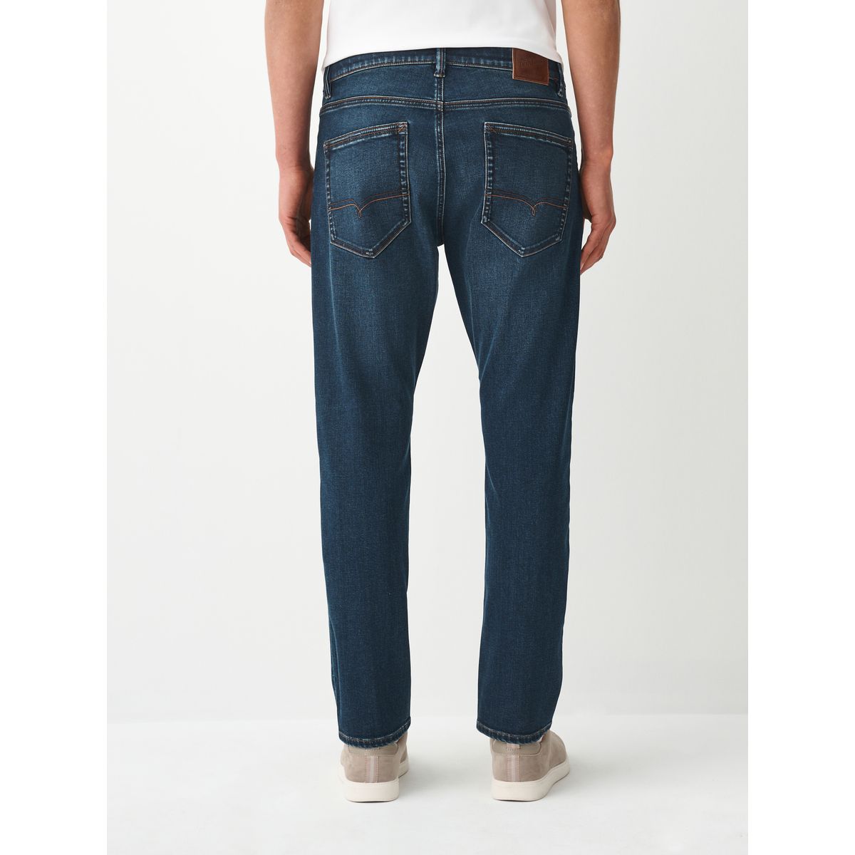 Jean motionflex avec taille élastique bleu moyen, NEXT