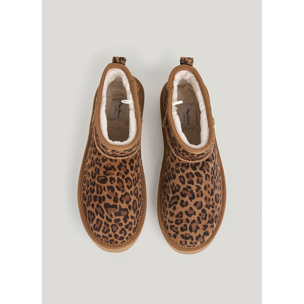 Bottines fourrées DISS LEO léopard, PEPE JEANS