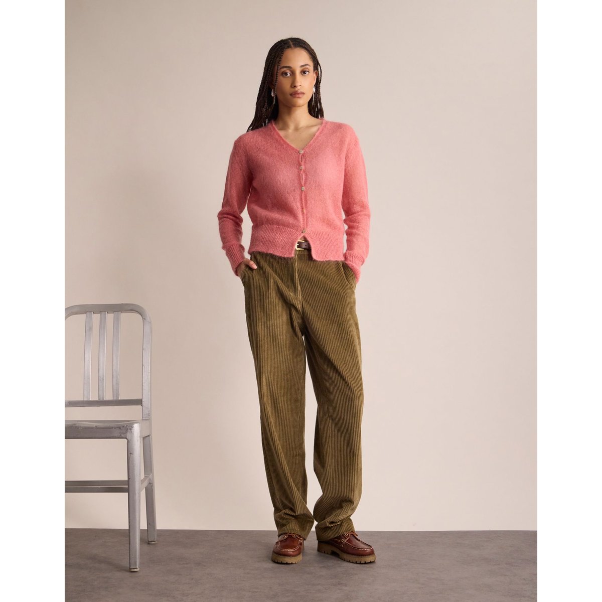 Pantalon Thelma beige, INES DE LA FRESSANGE PARIS