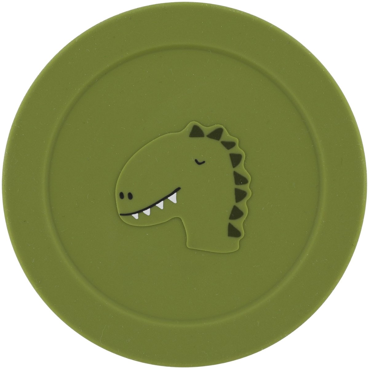 Boîte à goûter en silicone Mr. Dino vert, blanc, noir, TRIXIE