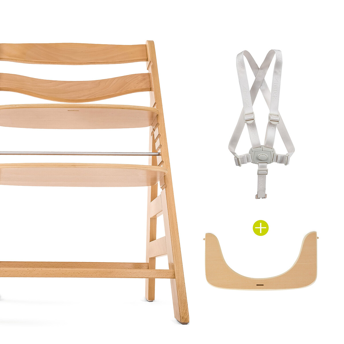 Alpha+ Wooden Highchair - Natural natural, HAUCK