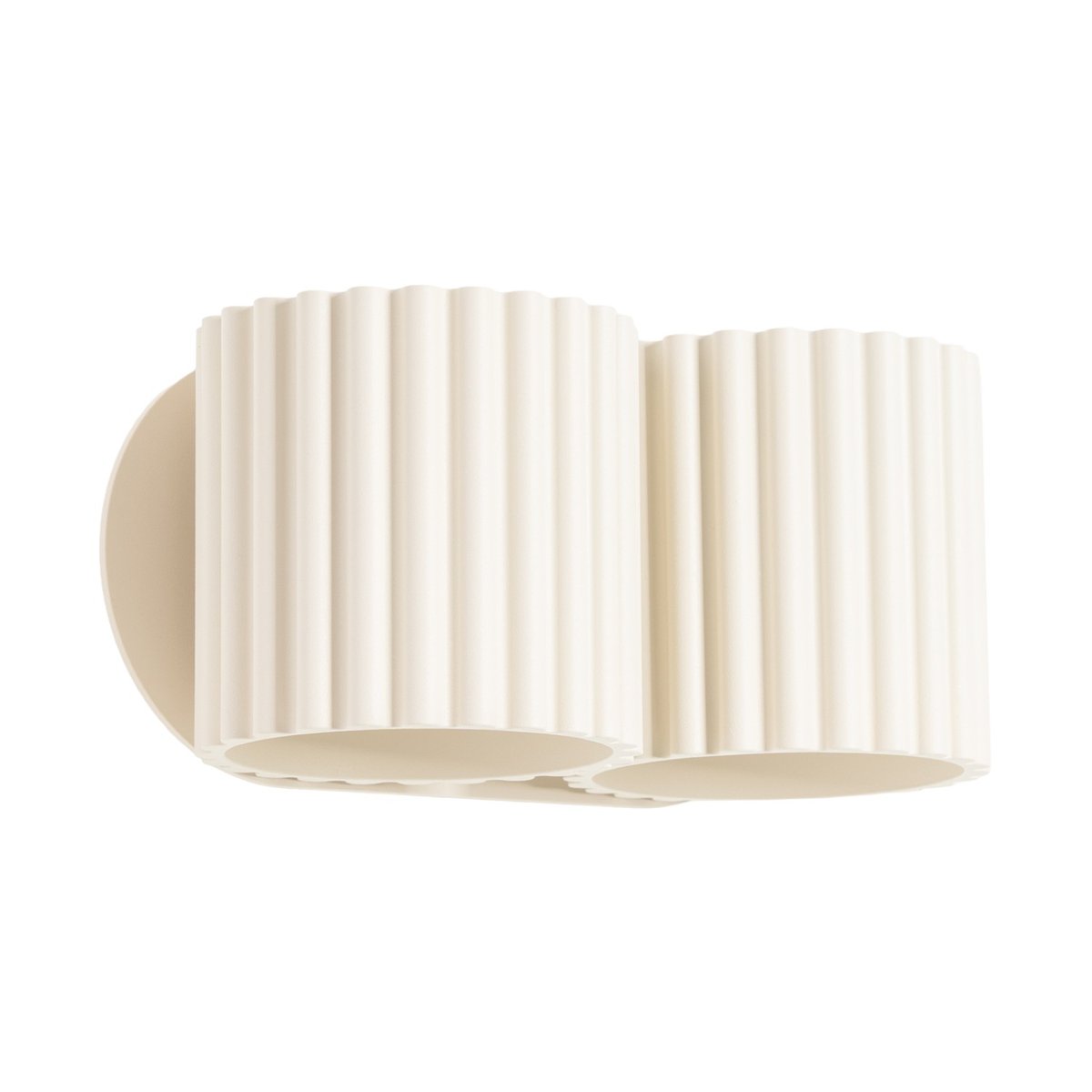 Applique murale Aluminium Beige G9 2 Aura beige, EDEN