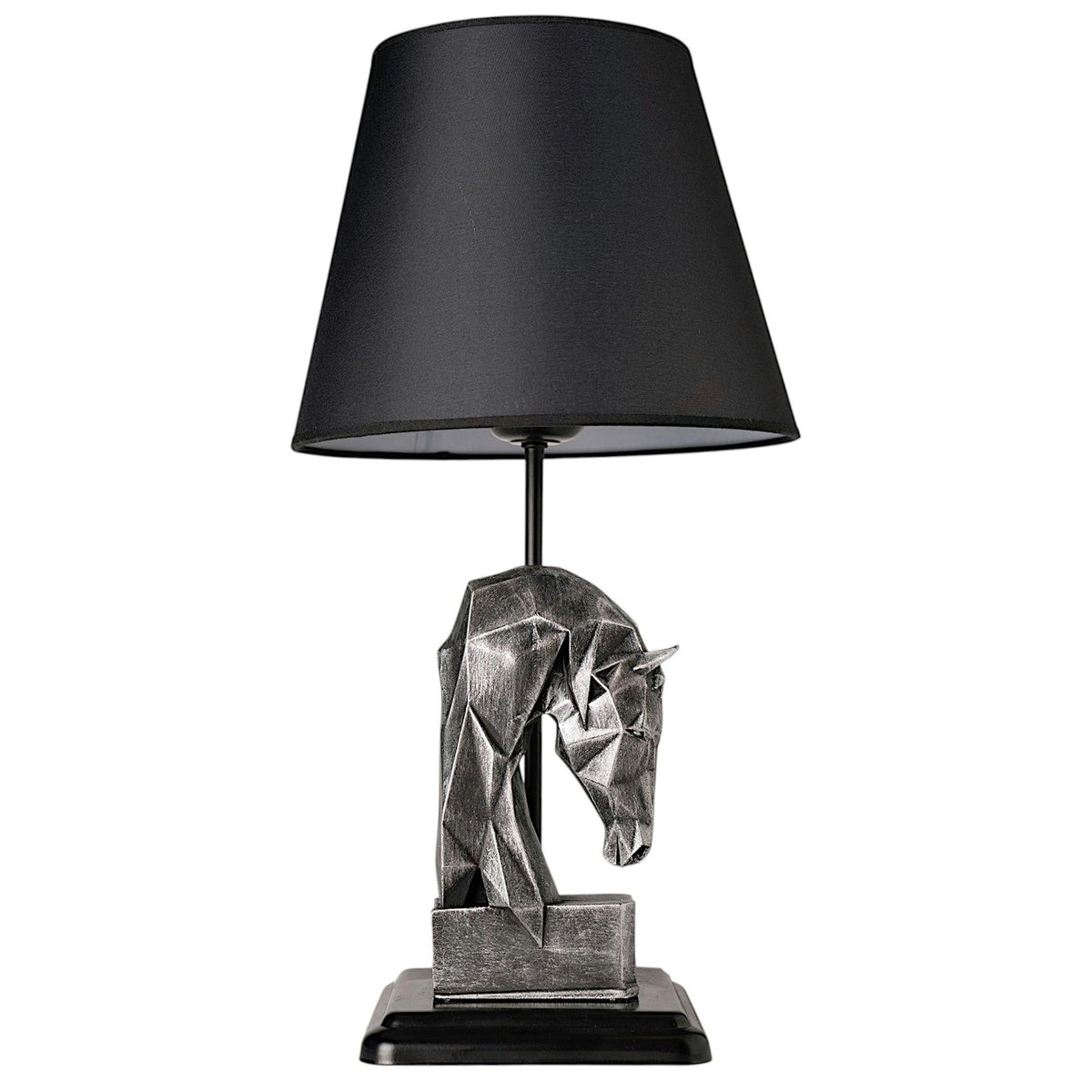 Lampe de salon décor chevat SILE argent, PIER IMPORT
