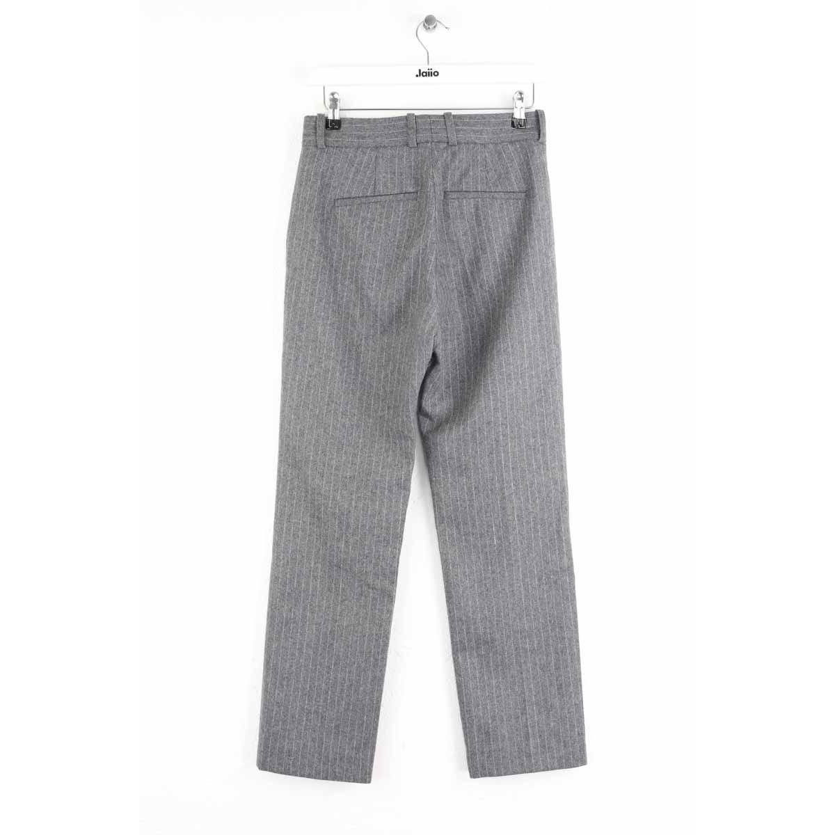Pantalon droit - Très Bon État gris, SANDRO