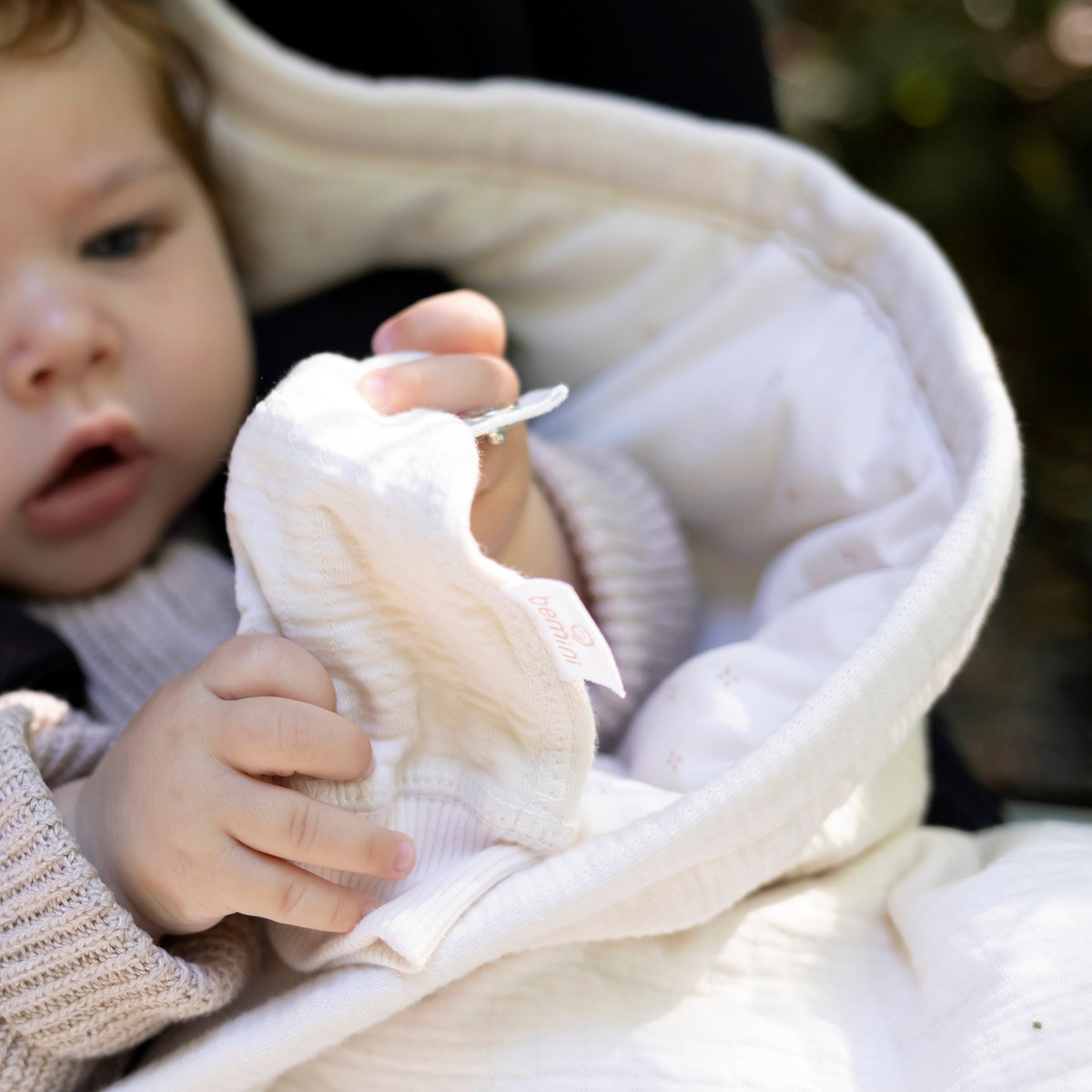 Nid d'ange bébé poussette et siège auto mi-saison - Confort mi saison pudding, BEMINI