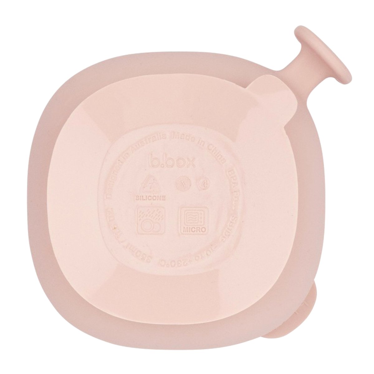Bol ventouse silicone pour bébé rose, B.BOX