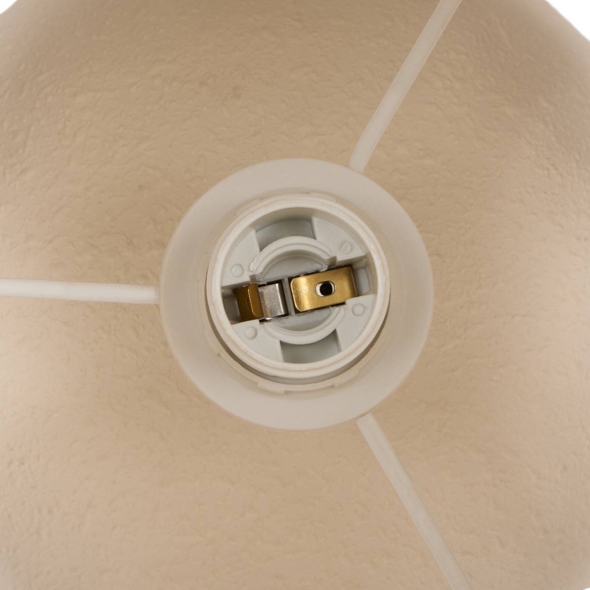Lampe cylindrique OBINE beige, ATMOSPHERA