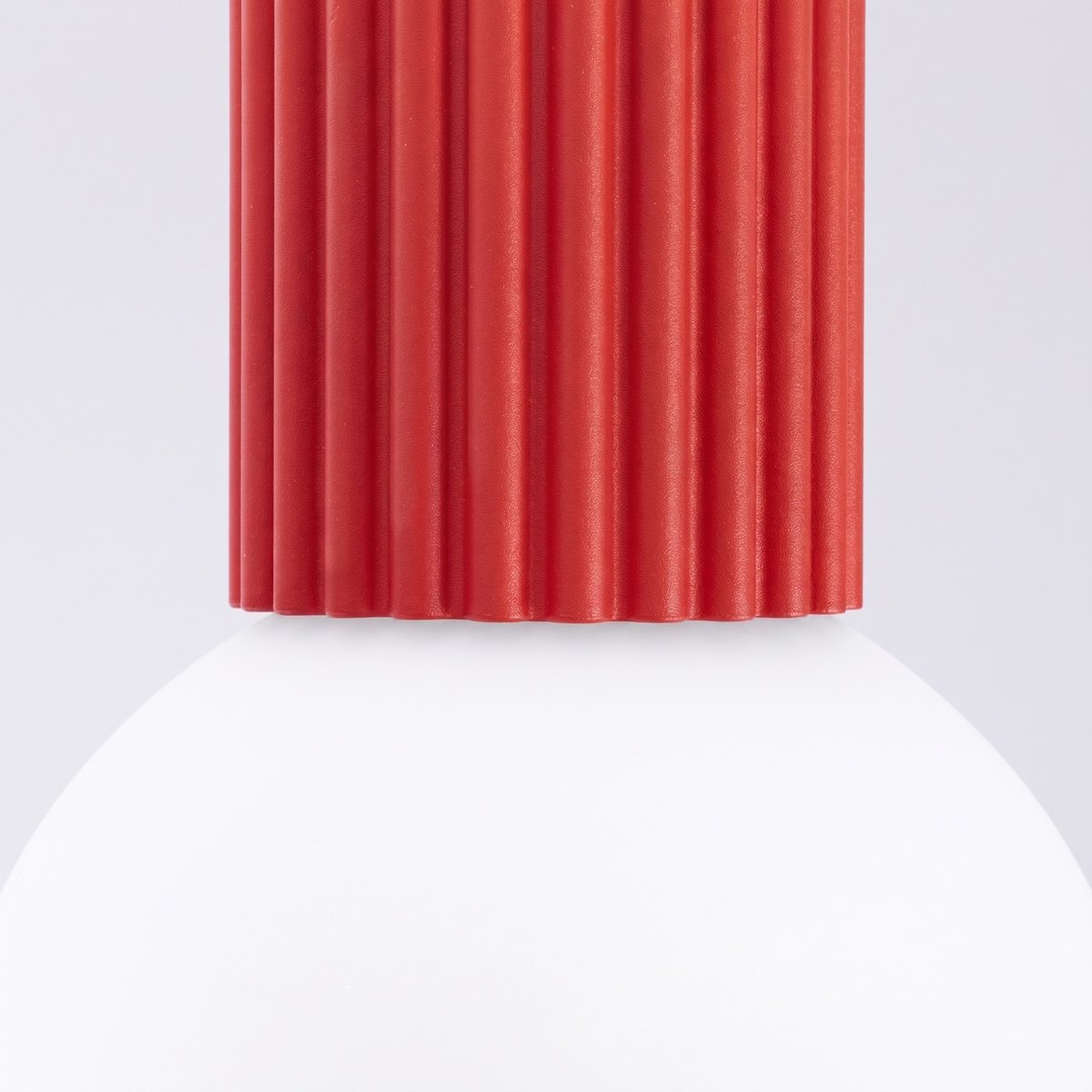 Plafonnier Aluminium Rouge G9 1 Halo rouge, EDEN