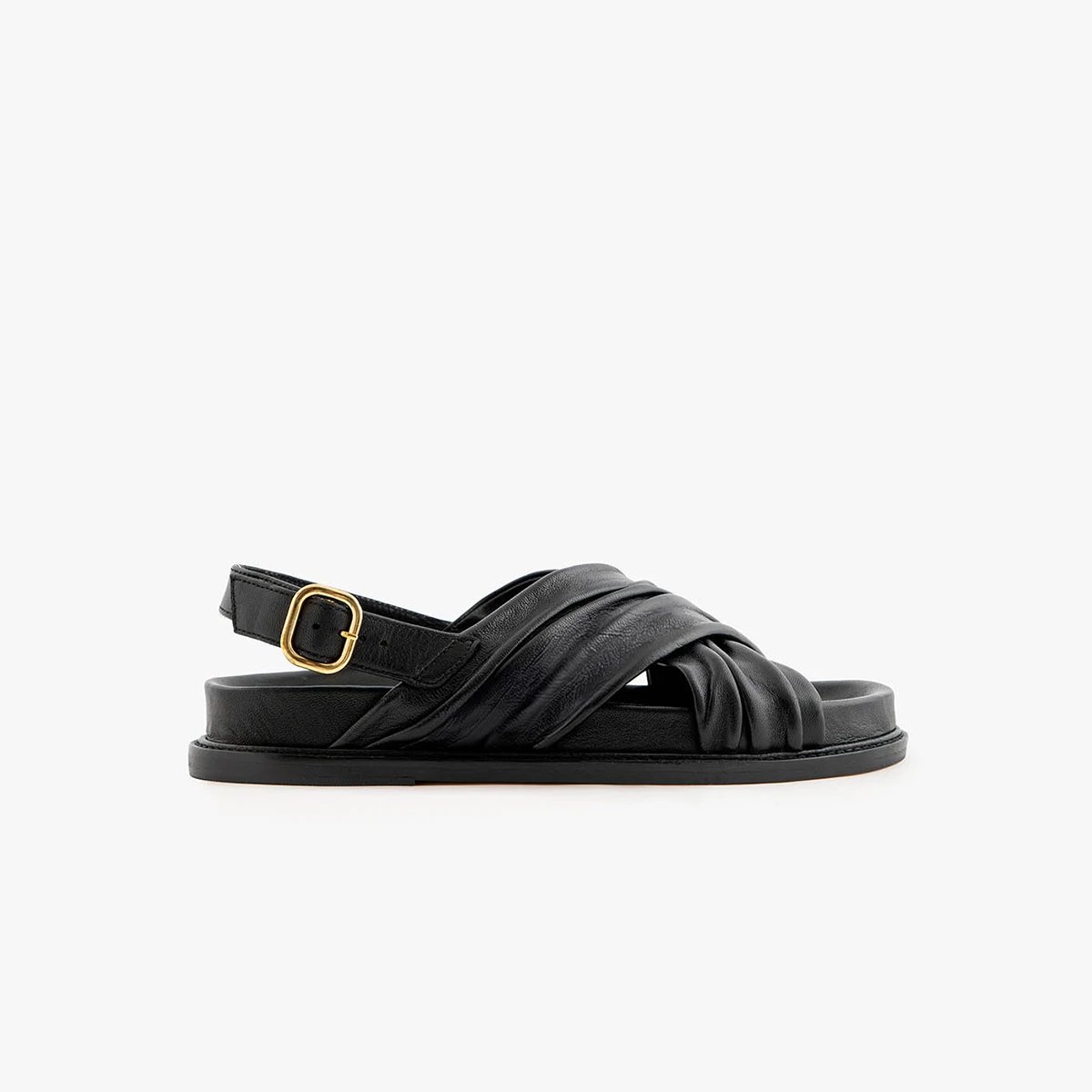 Sandale Cuir lisse DIANE noir, MAISON TOUFET