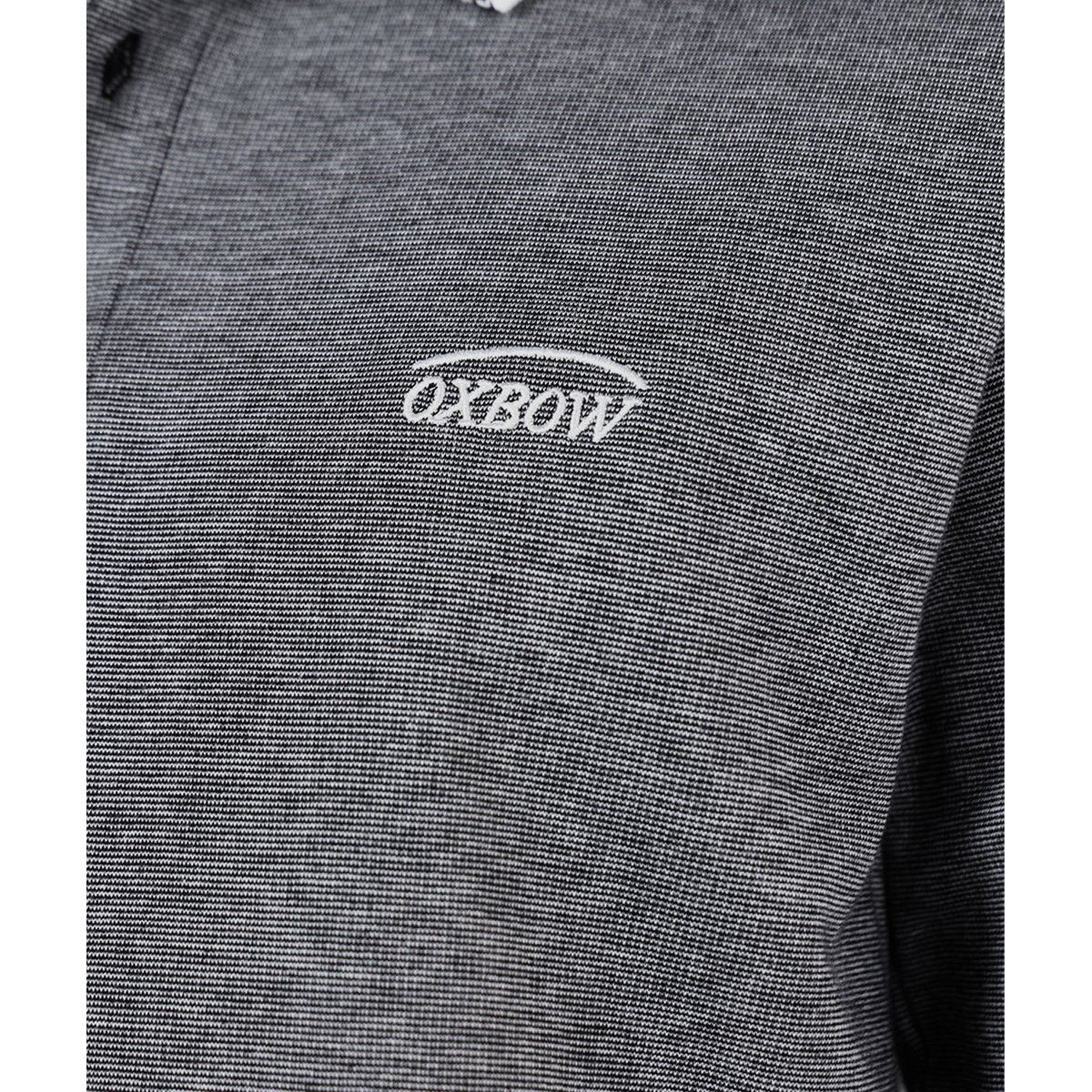 Polo manches longues SALTCOATS black, OXBOW
