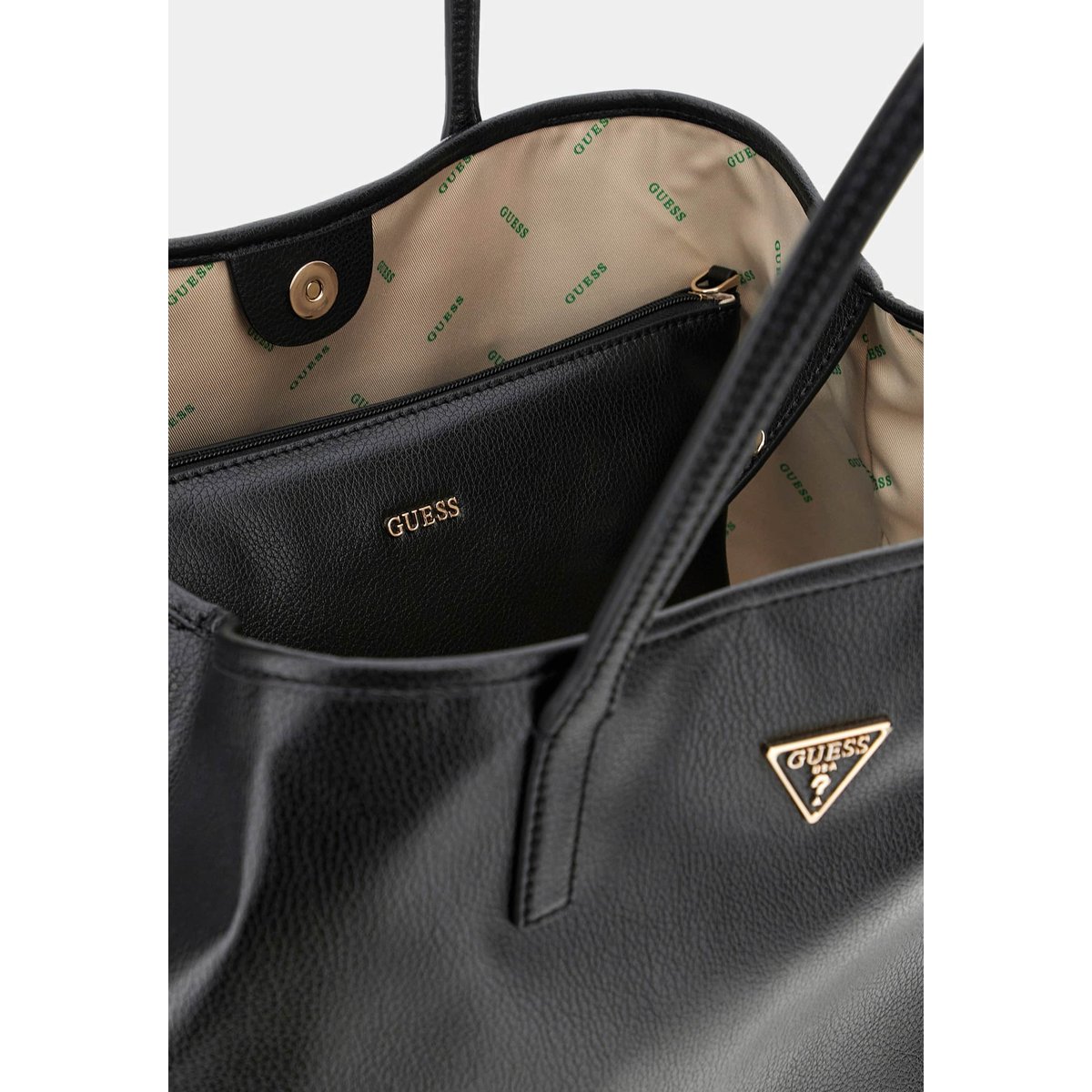 Sac Fourre-Cabas Victtoria Pochette Intérieure noir, GUESS