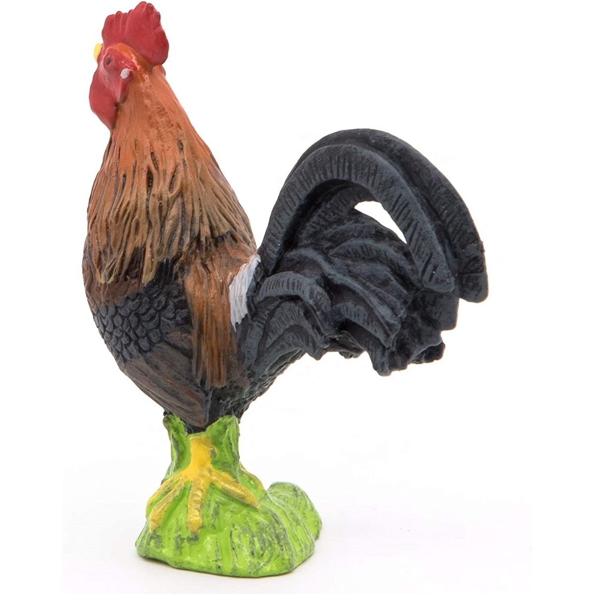 Figurine Coq gaulois marron, PAPO