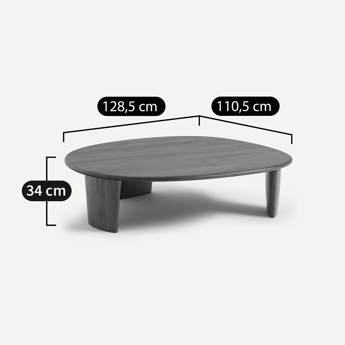 Table basse marbre ambré, Guimel marbre ambré, AM.PM