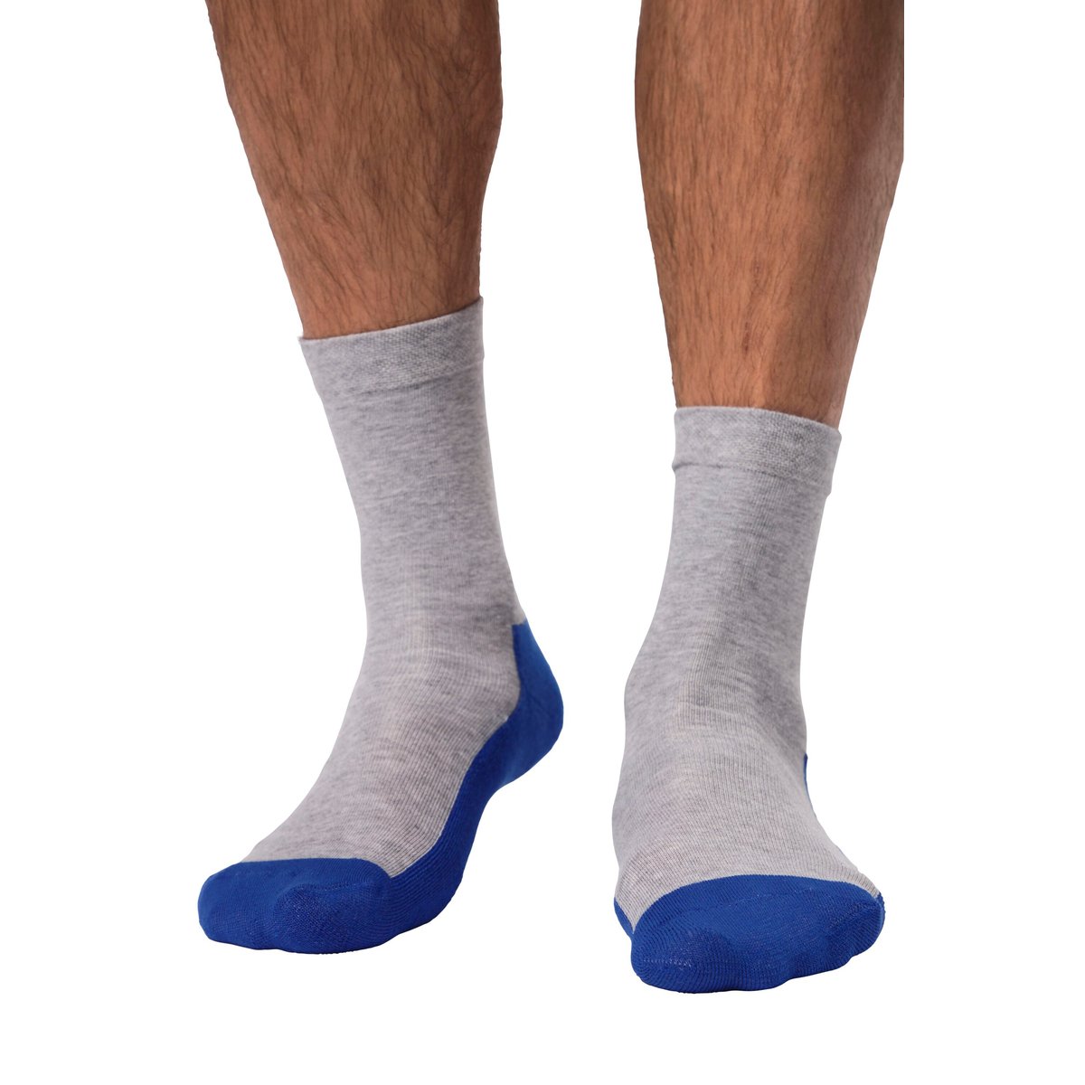 Chaussettes avec semelle amortie très souple bleu cobalt, JP1880