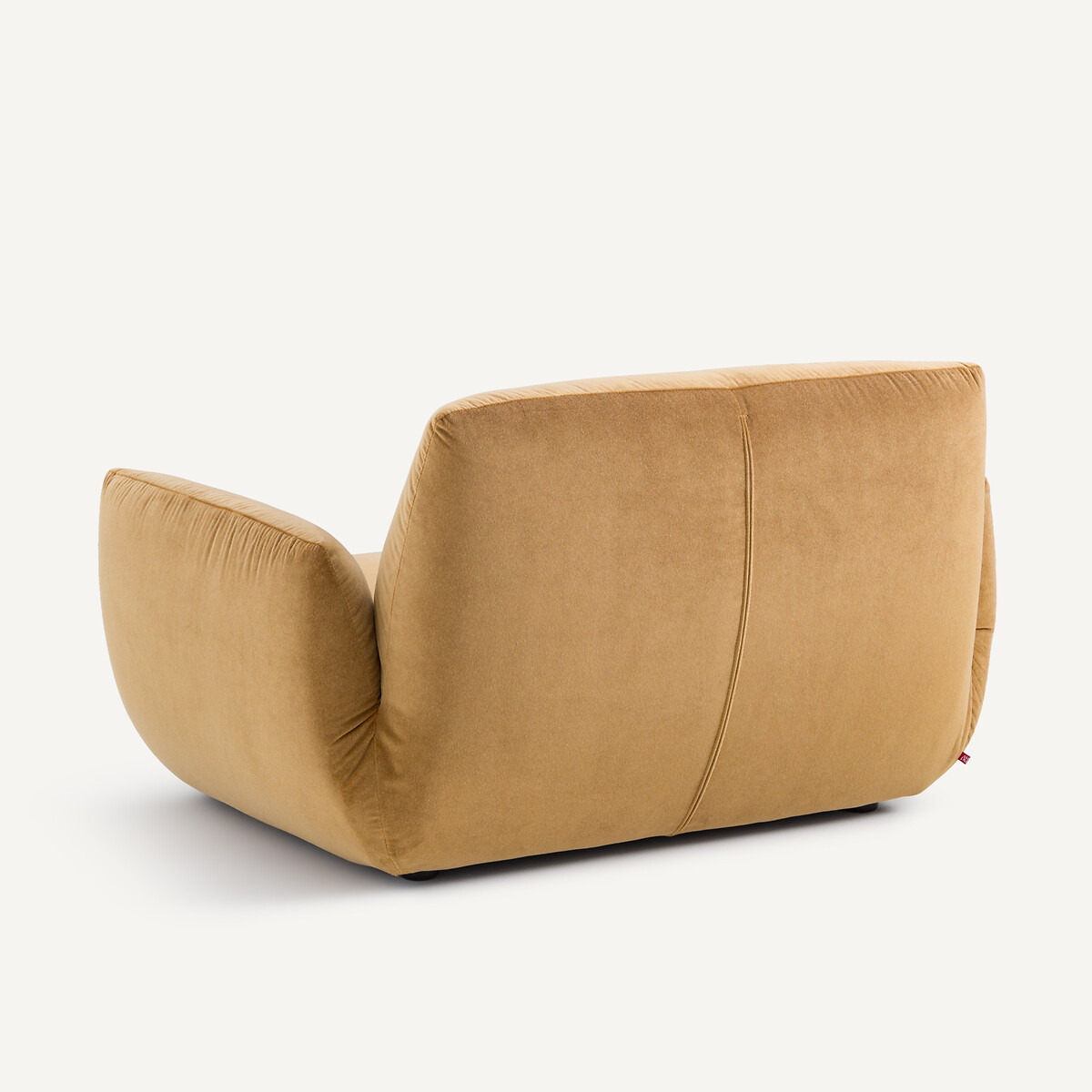 Fauteuil en velours de lin, SPOGANO caramel, AM.PM