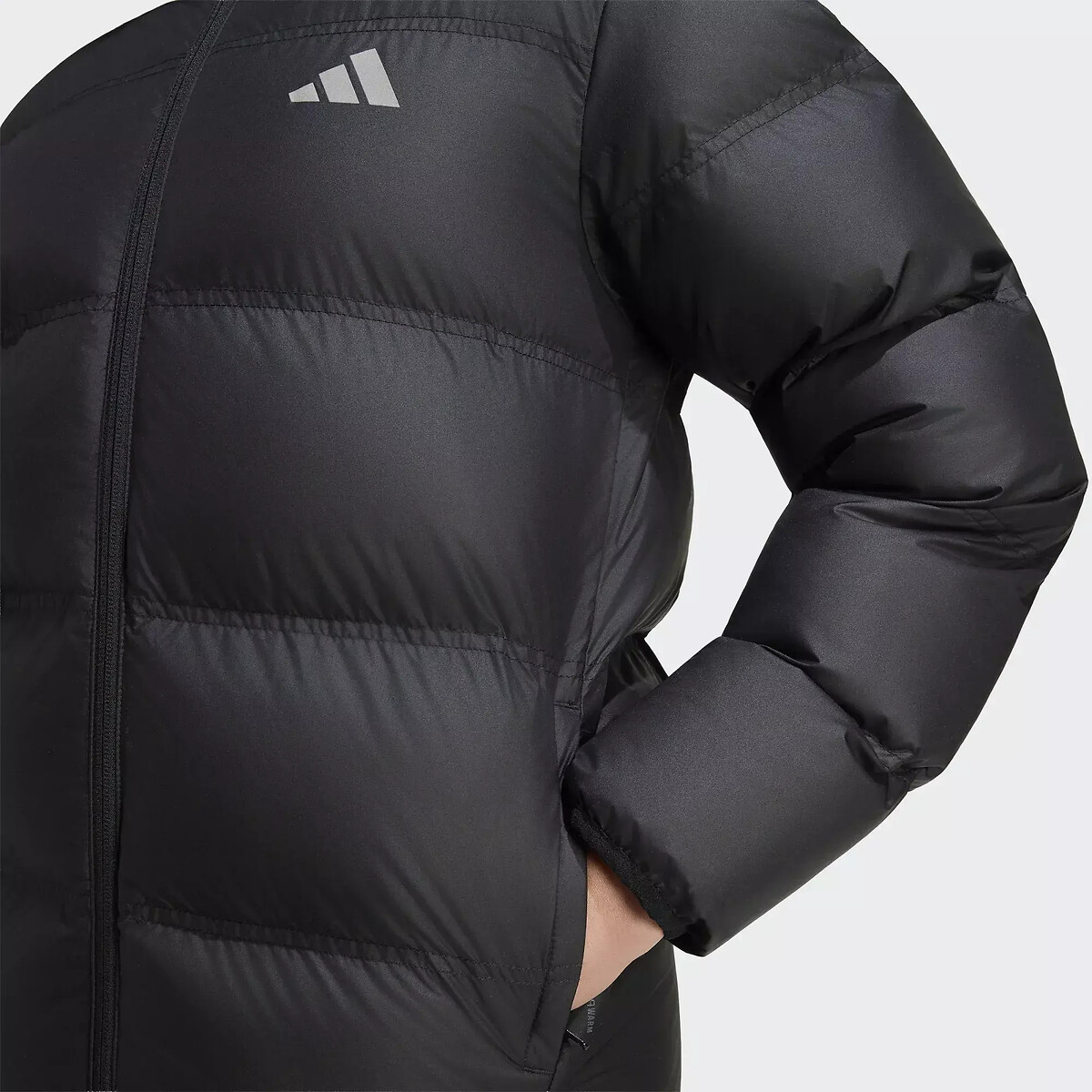 Doudoune avec capuche noir, ADIDAS SPORTSWEAR