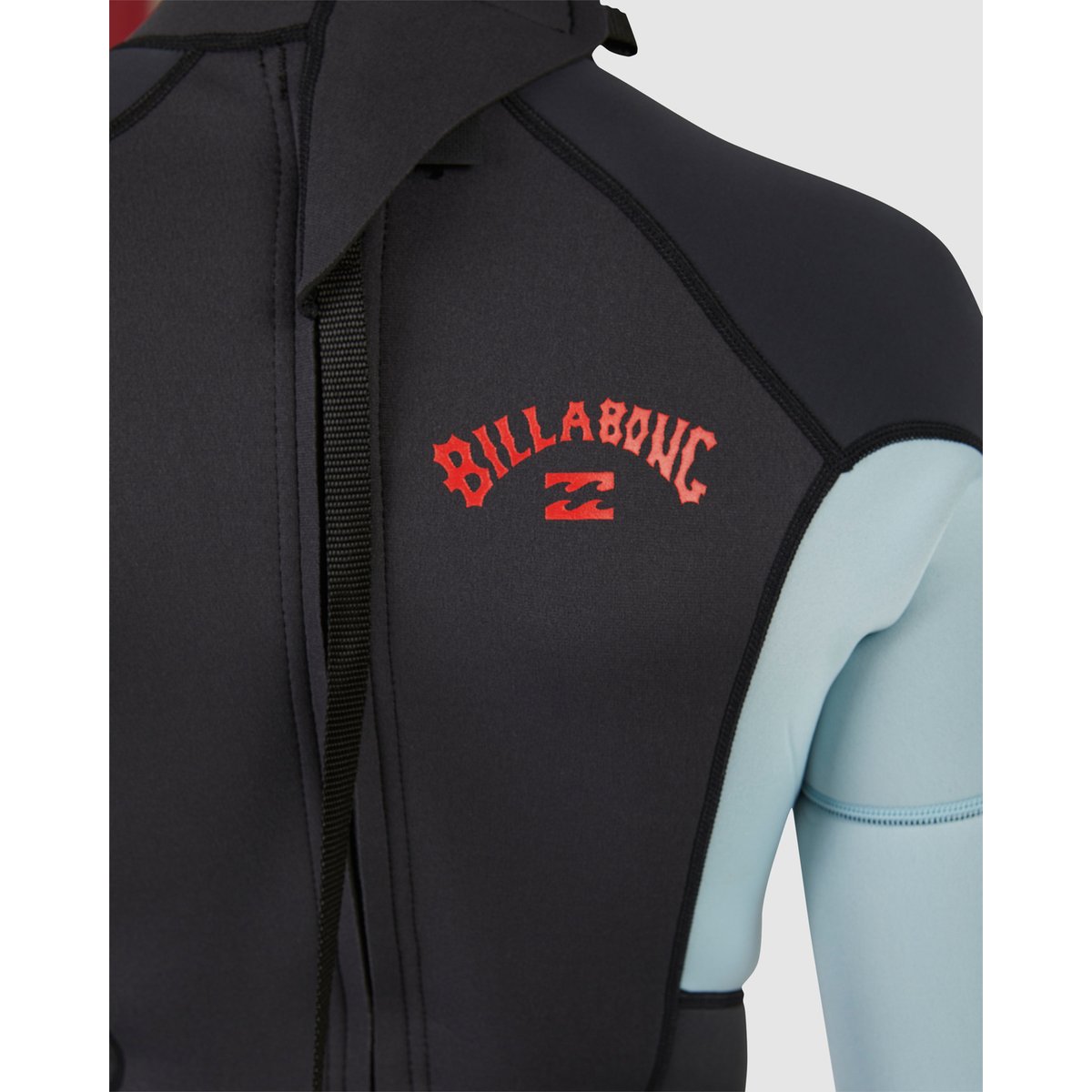 Combinaison de surf back zip 3/2MM LAUNCH gris grey, BILLABONG
