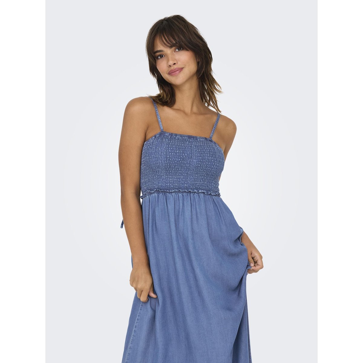 Robe medium blue denim, ONLY