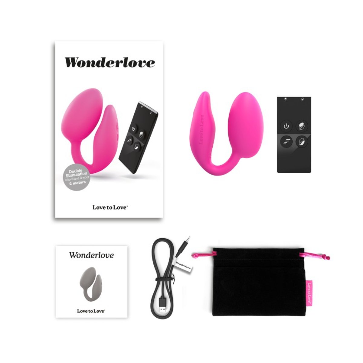 Stimulateur Wonderlove Rose rose, LOVE TO LOVE