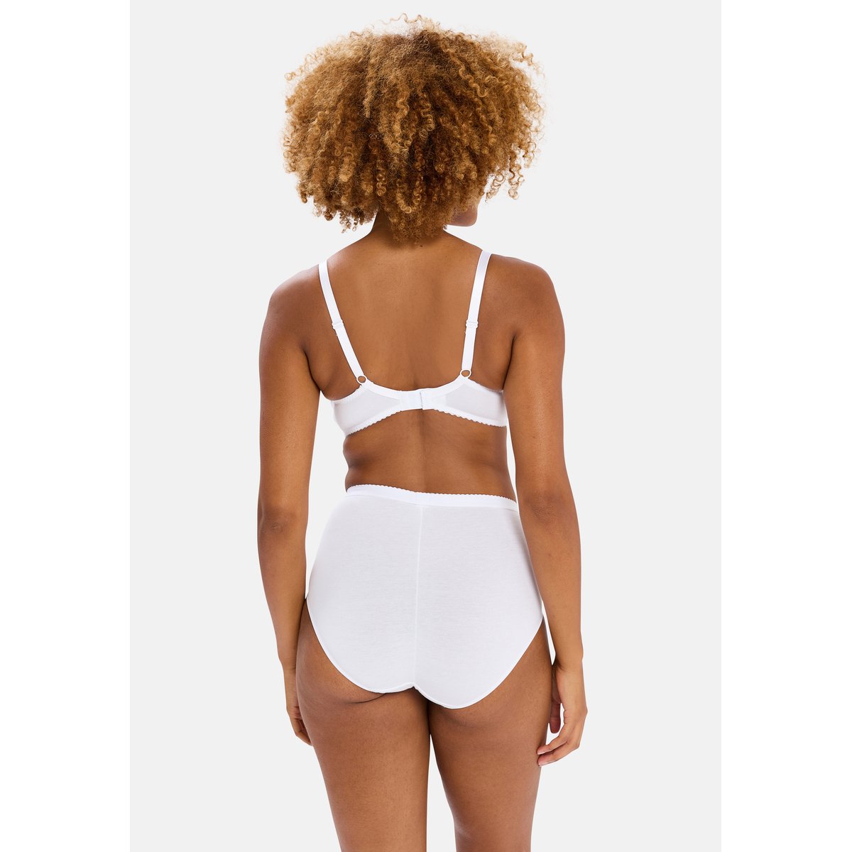 Soutien-gorge sans armature Coton d'Arum blanc, SANS COMPLEXE
