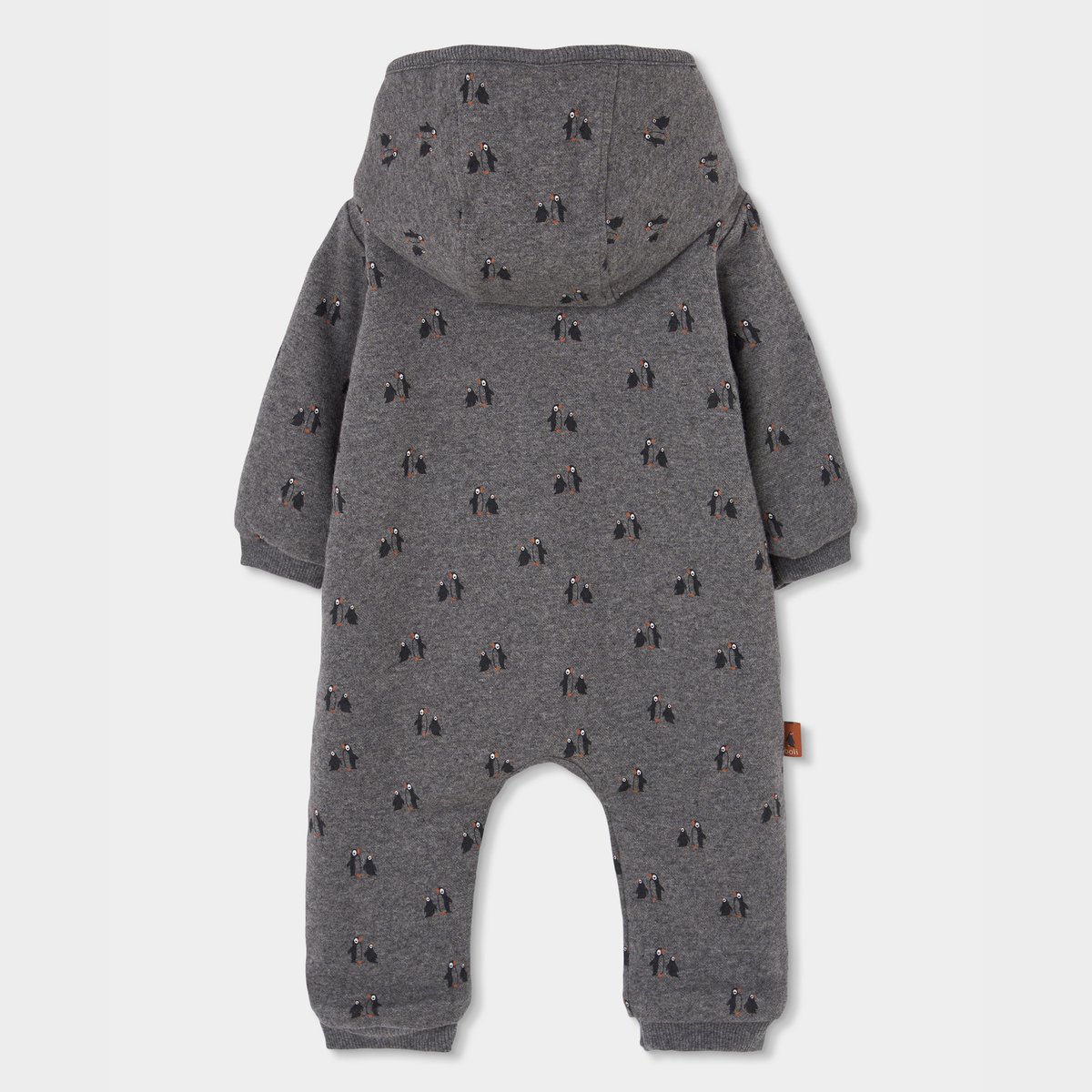 Grenouillère bébé garçon maille imprimé pingouins multicolore, BOBOLI