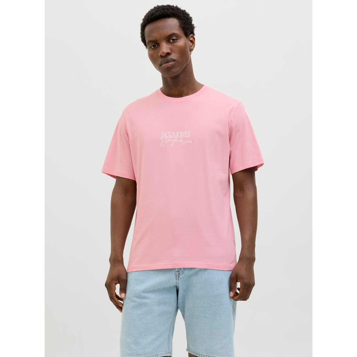 T-Shirt tickled pink, JACK & JONES