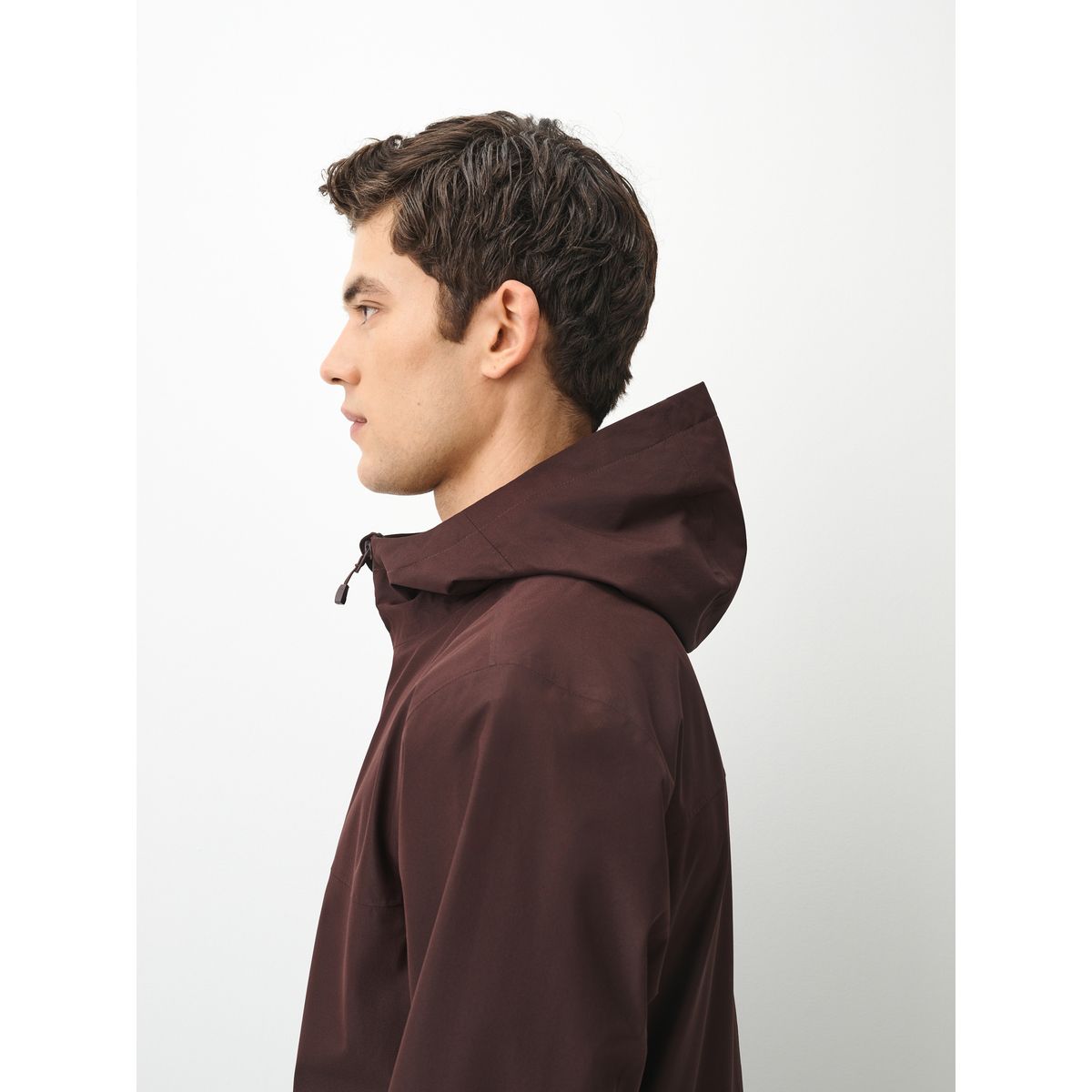 Anorak imperméable rouge bordeaux, NEXT