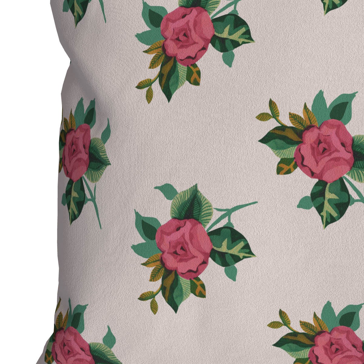 Housse de coussin extérieur ROSALIE blanc, VENT DE BOHÈME