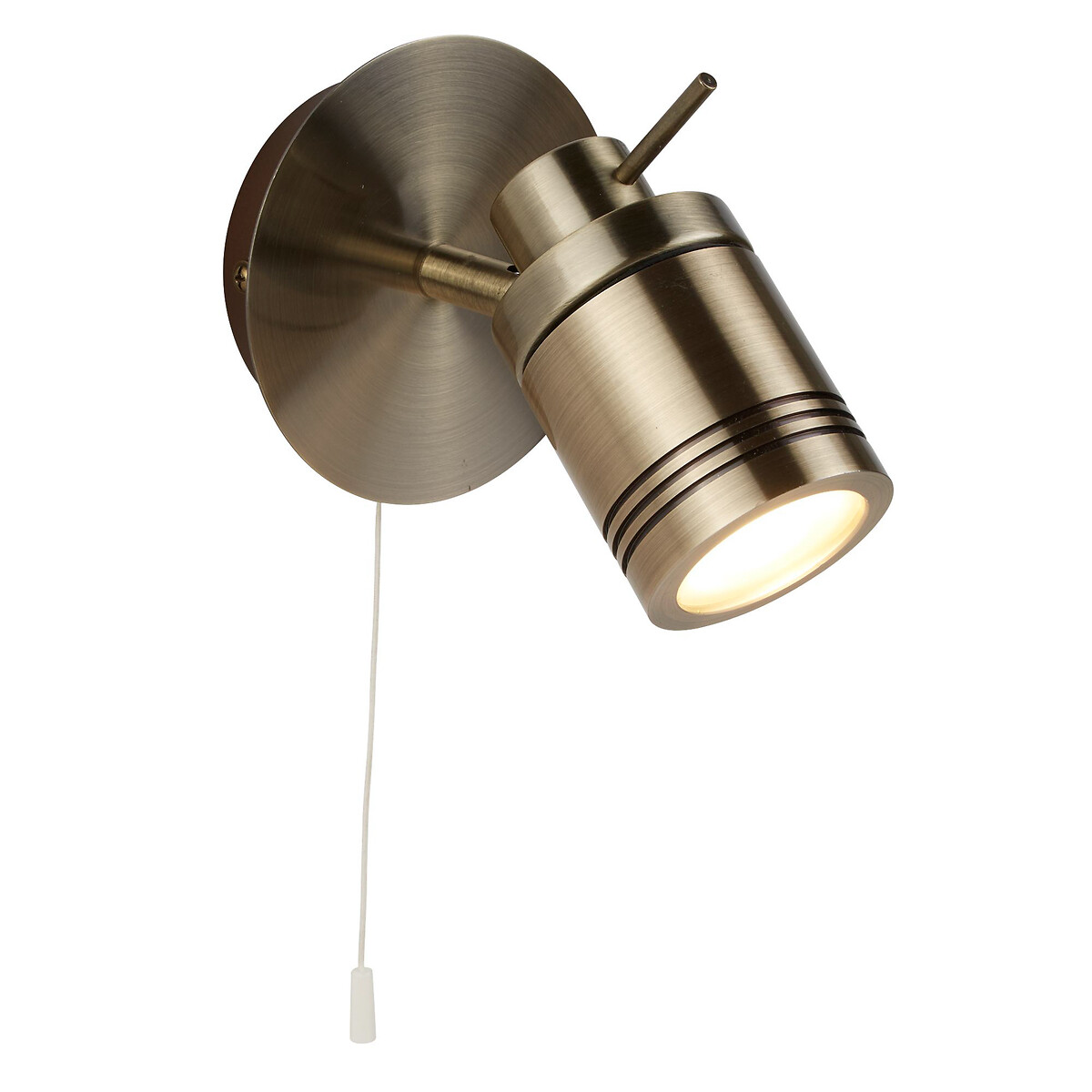 Seoul Bathroom Adjustable Wall Spot Light in Antique Brass antique brass, SO'HOME