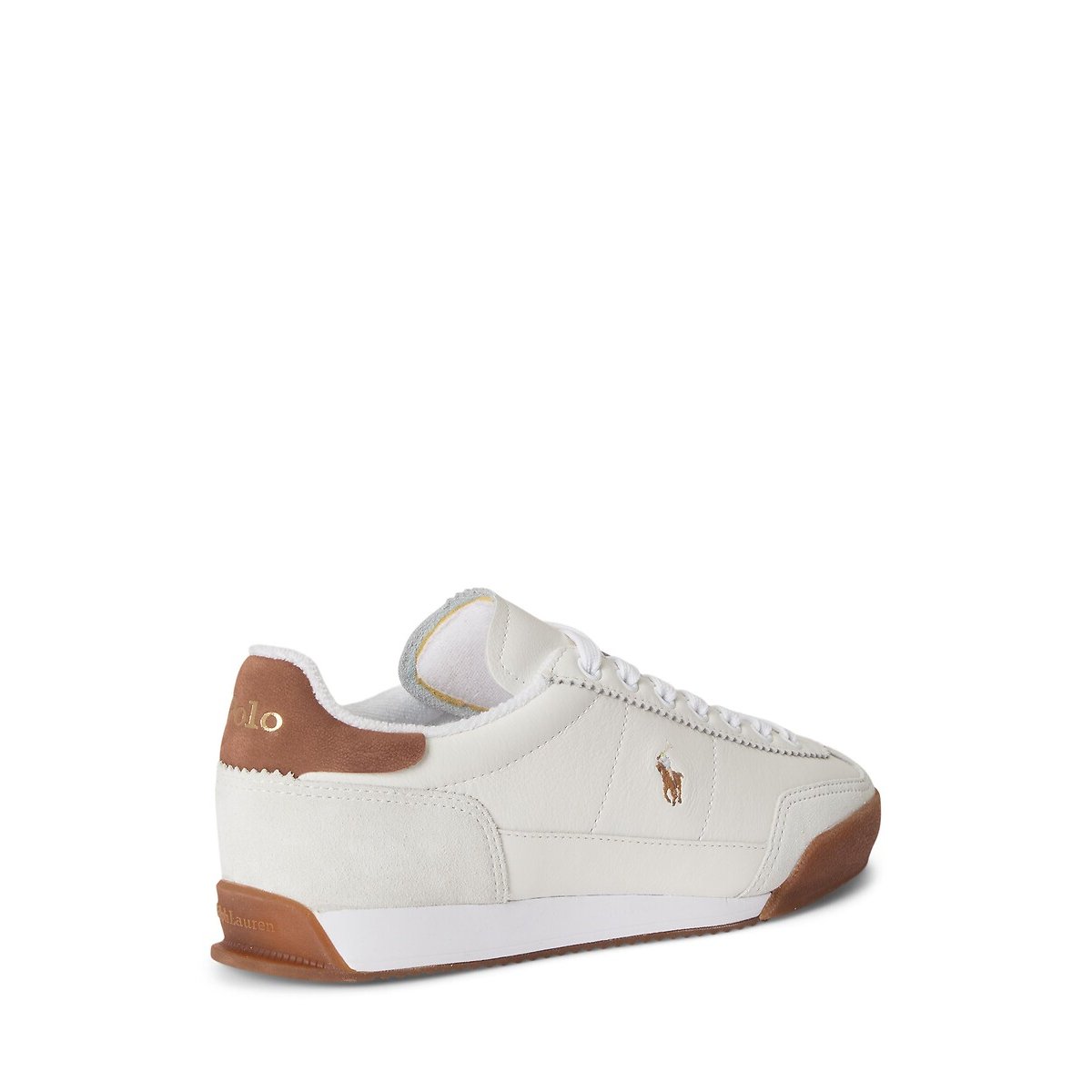 HESTER leren sneakers ecru, POLO RALPH LAUREN