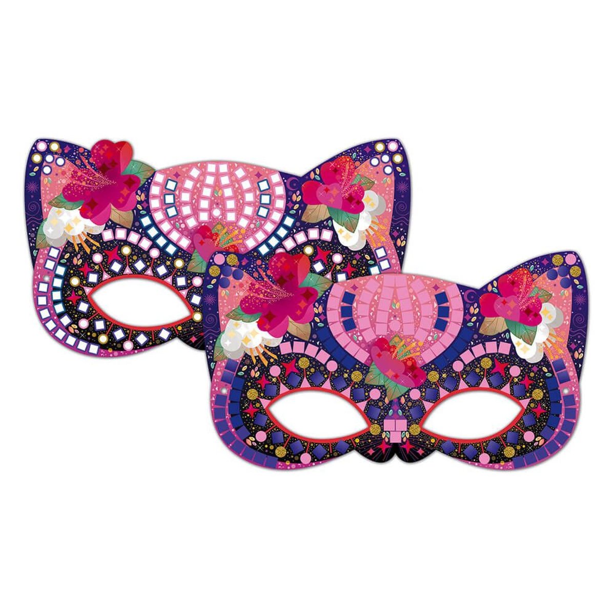 Mosaiques Masques Kit Creatif couleur unique, JANOD