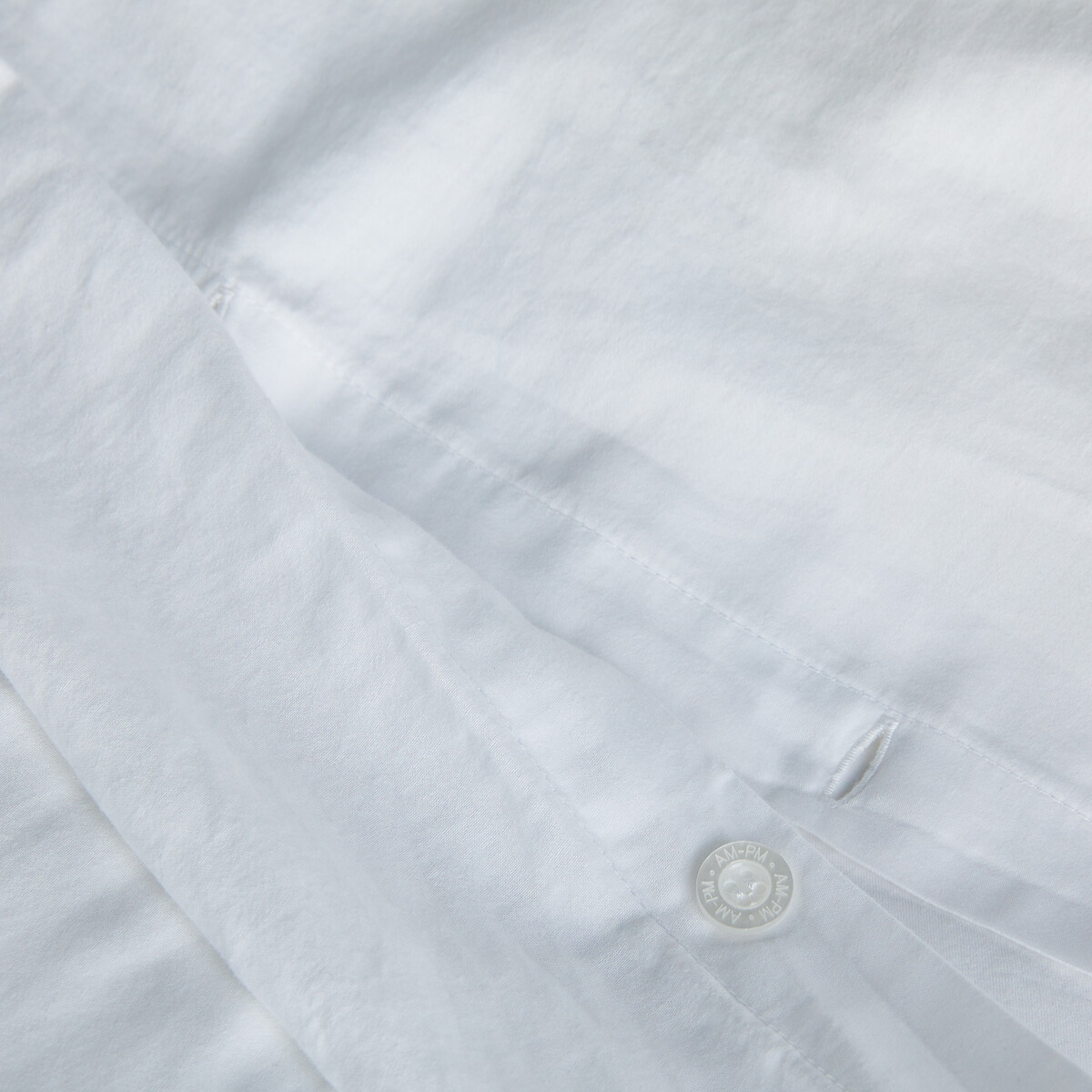 Copripiumone satin cotone/Lyocell, Satina bianco, AM.PM
